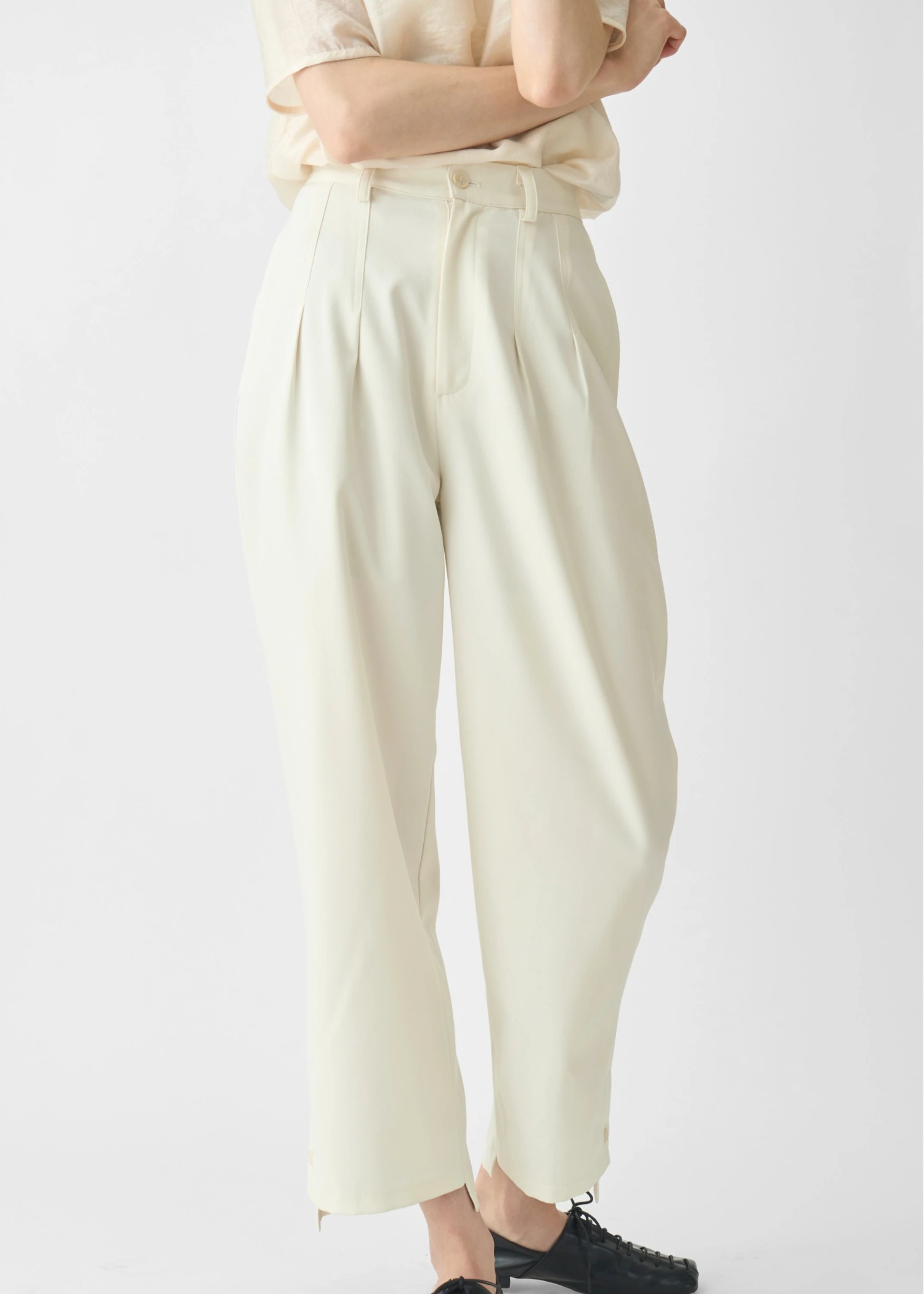 button step hem cool touch tuck PT