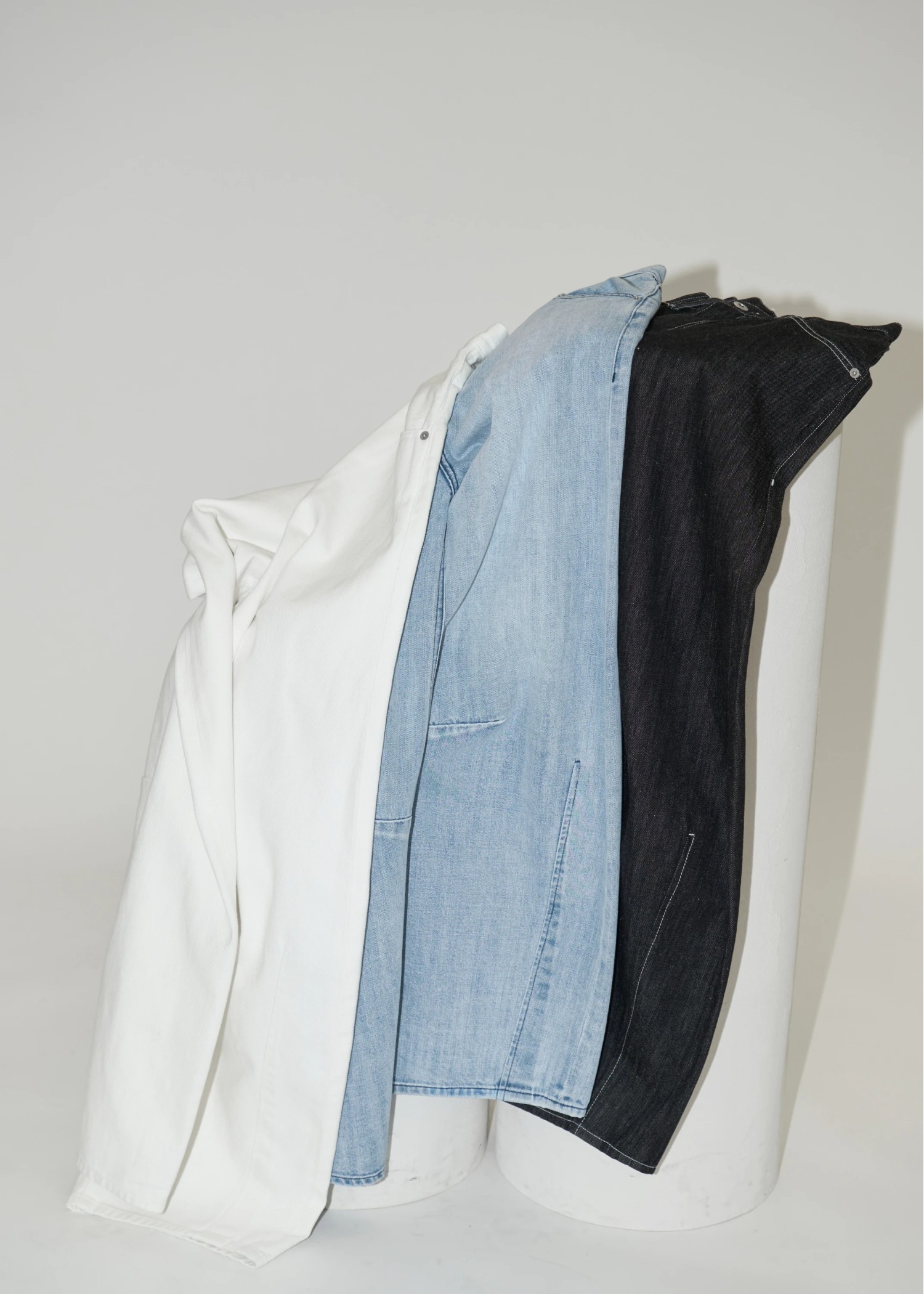 darts curve silhouette denim PT
