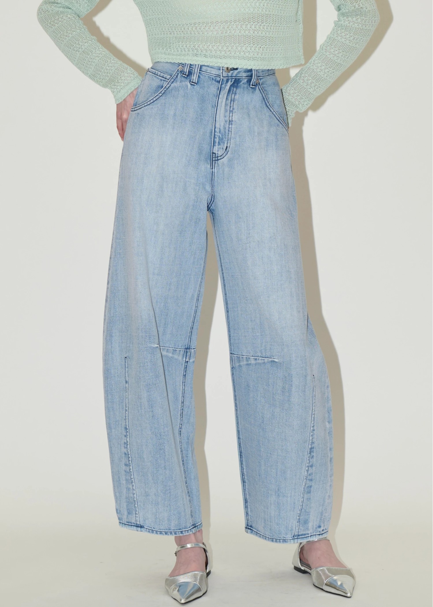 darts curve silhouette denim PT