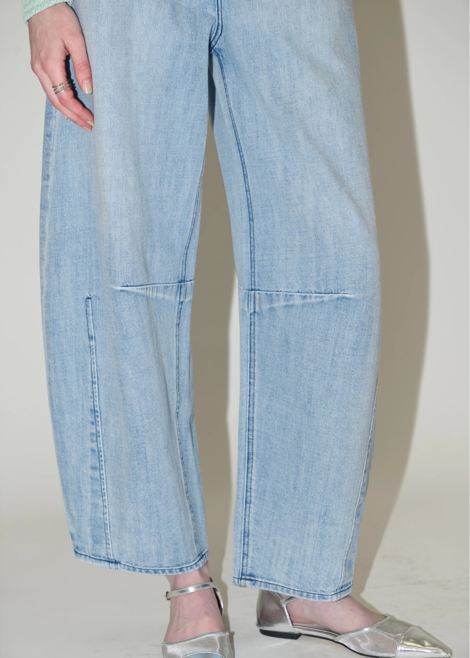 darts curve silhouette denim PT