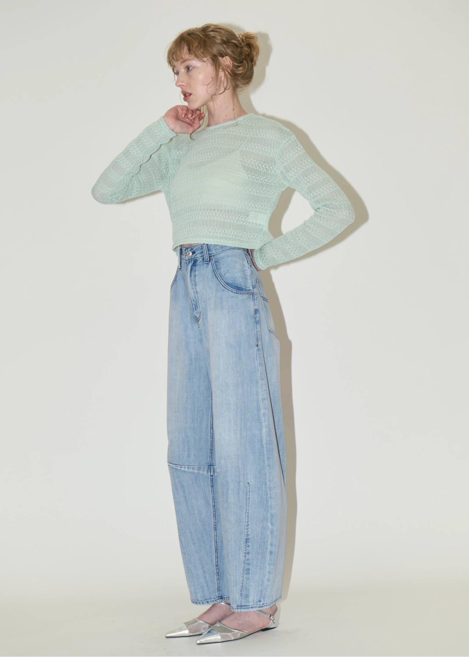 darts curve silhouette denim PT