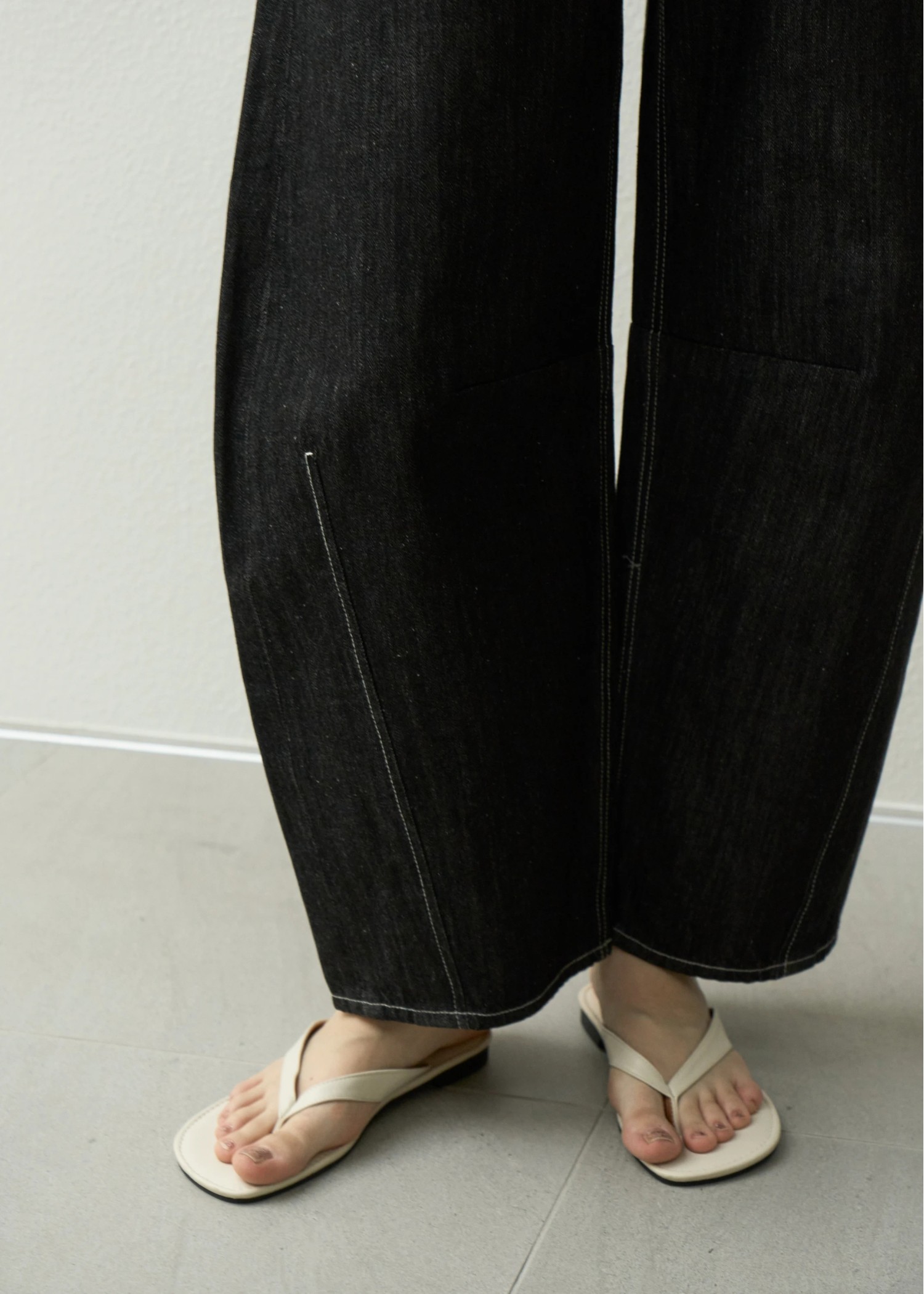 darts curve silhouette denim PT