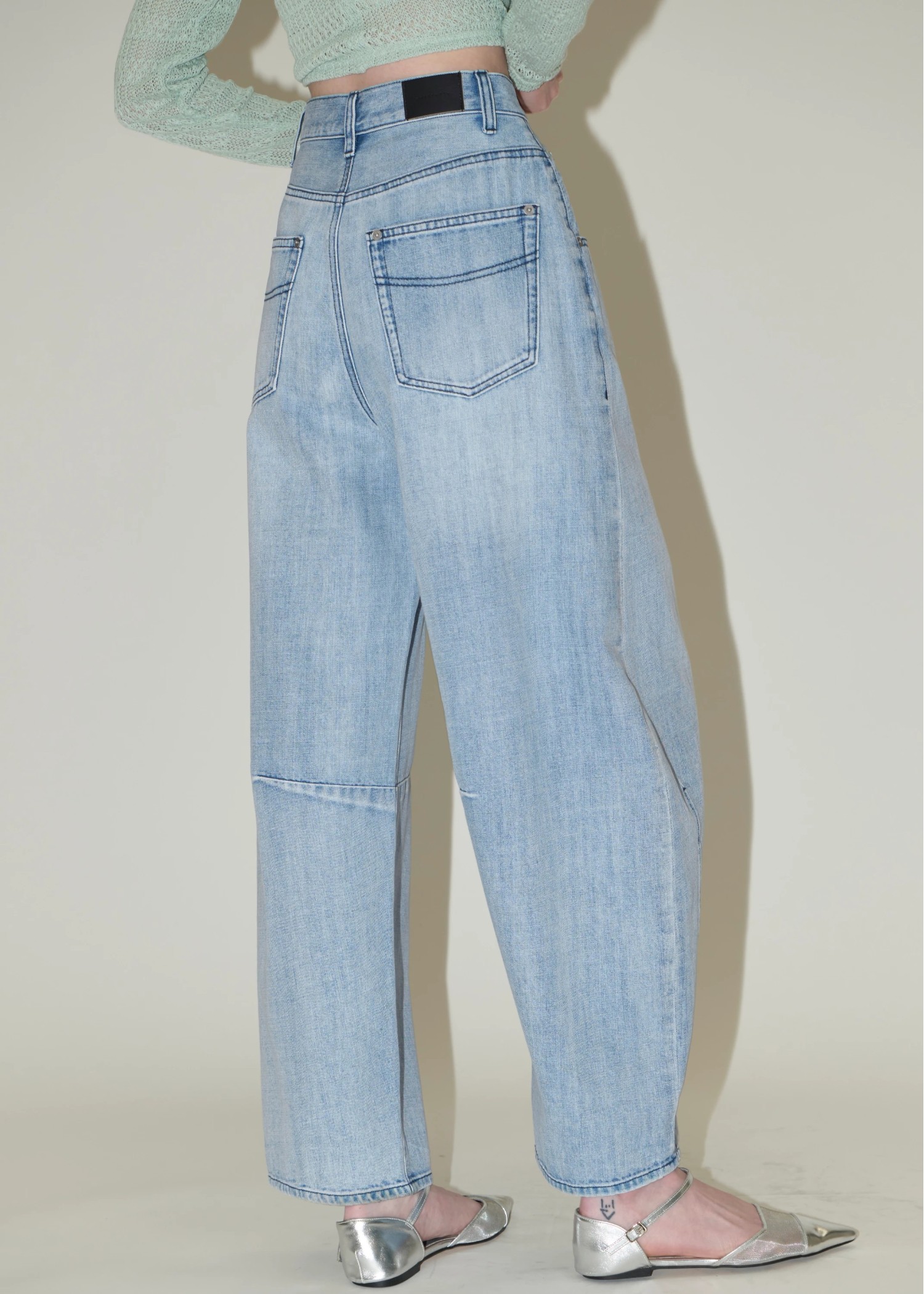 darts curve silhouette denim PT