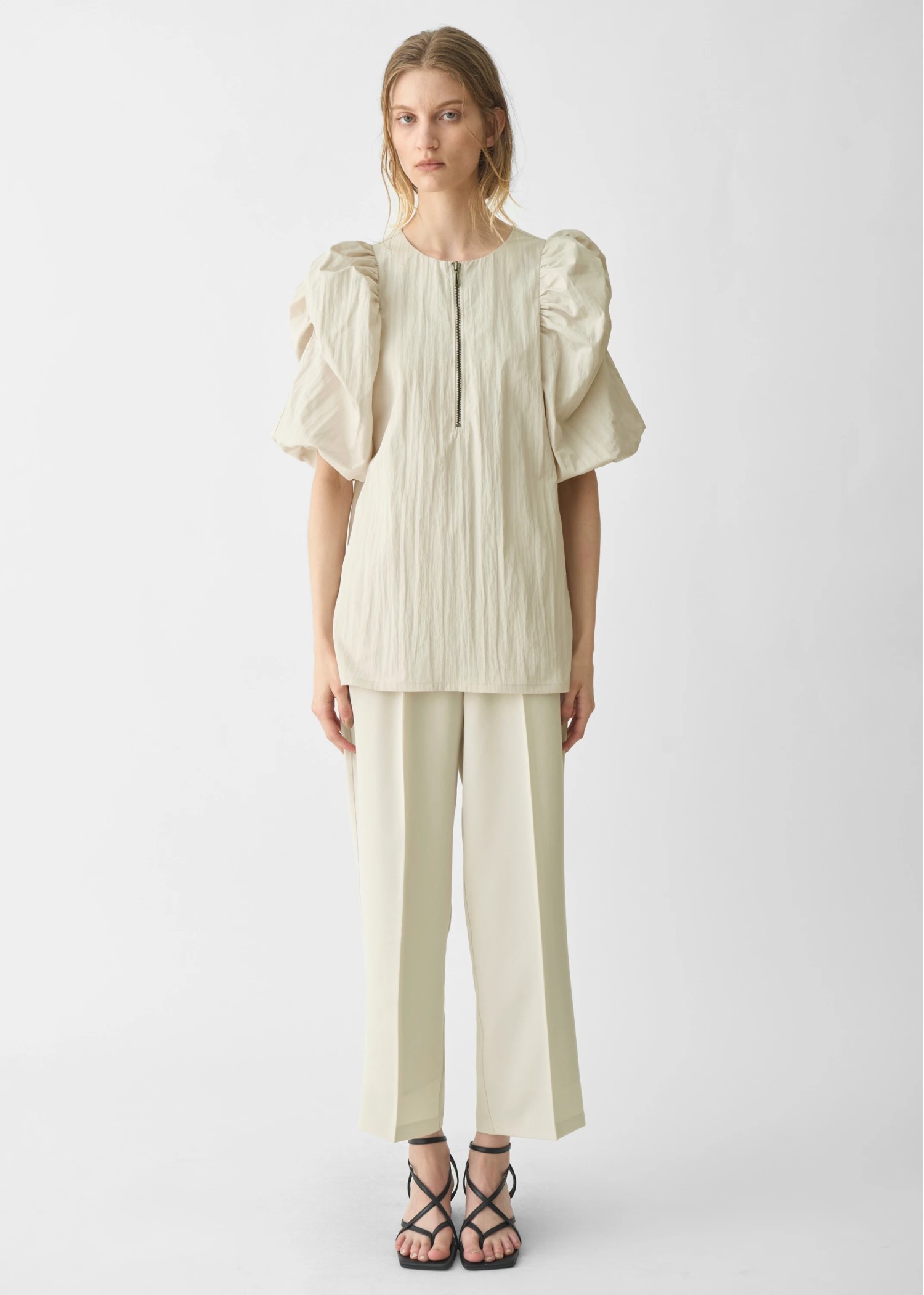 tuck center press slacks PT