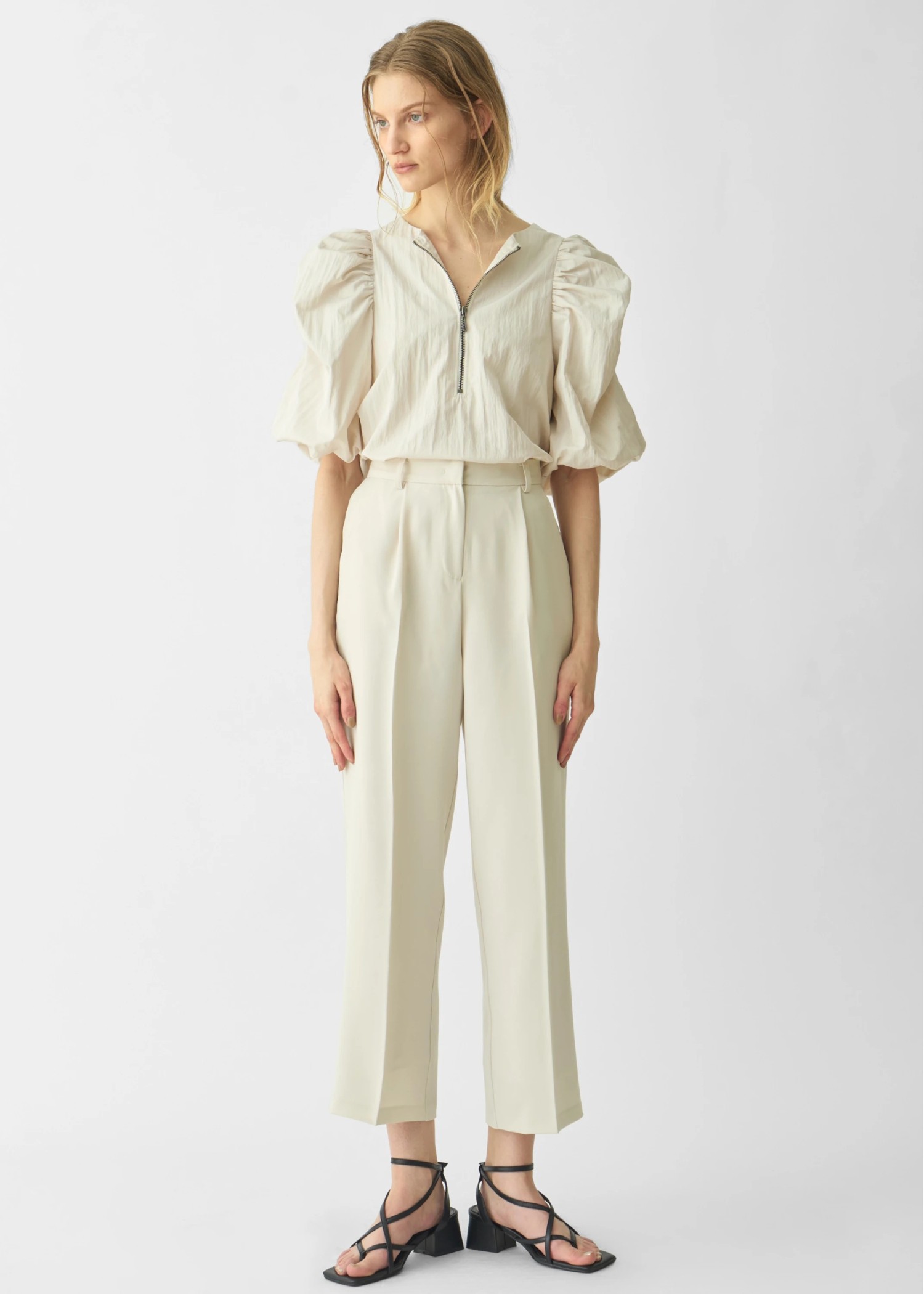 tuck center press slacks PT