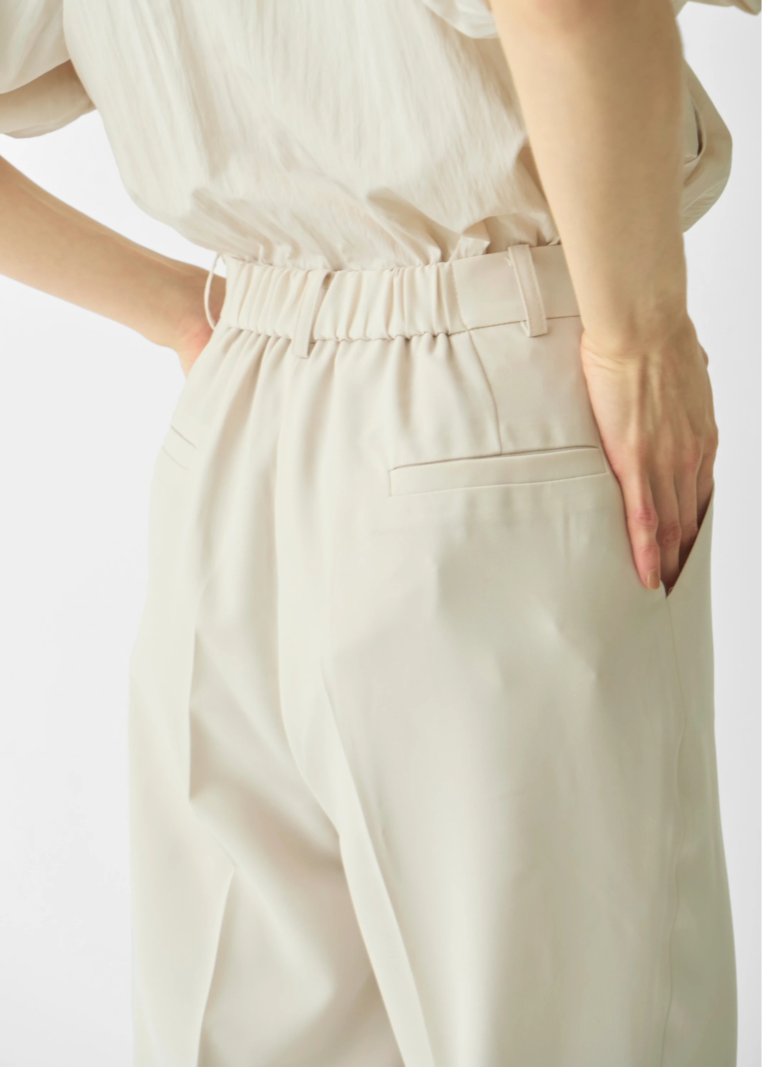 tuck center press slacks PT