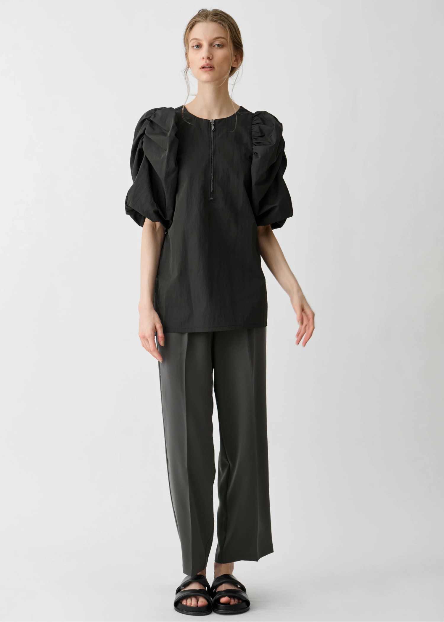 tuck center press slacks PT