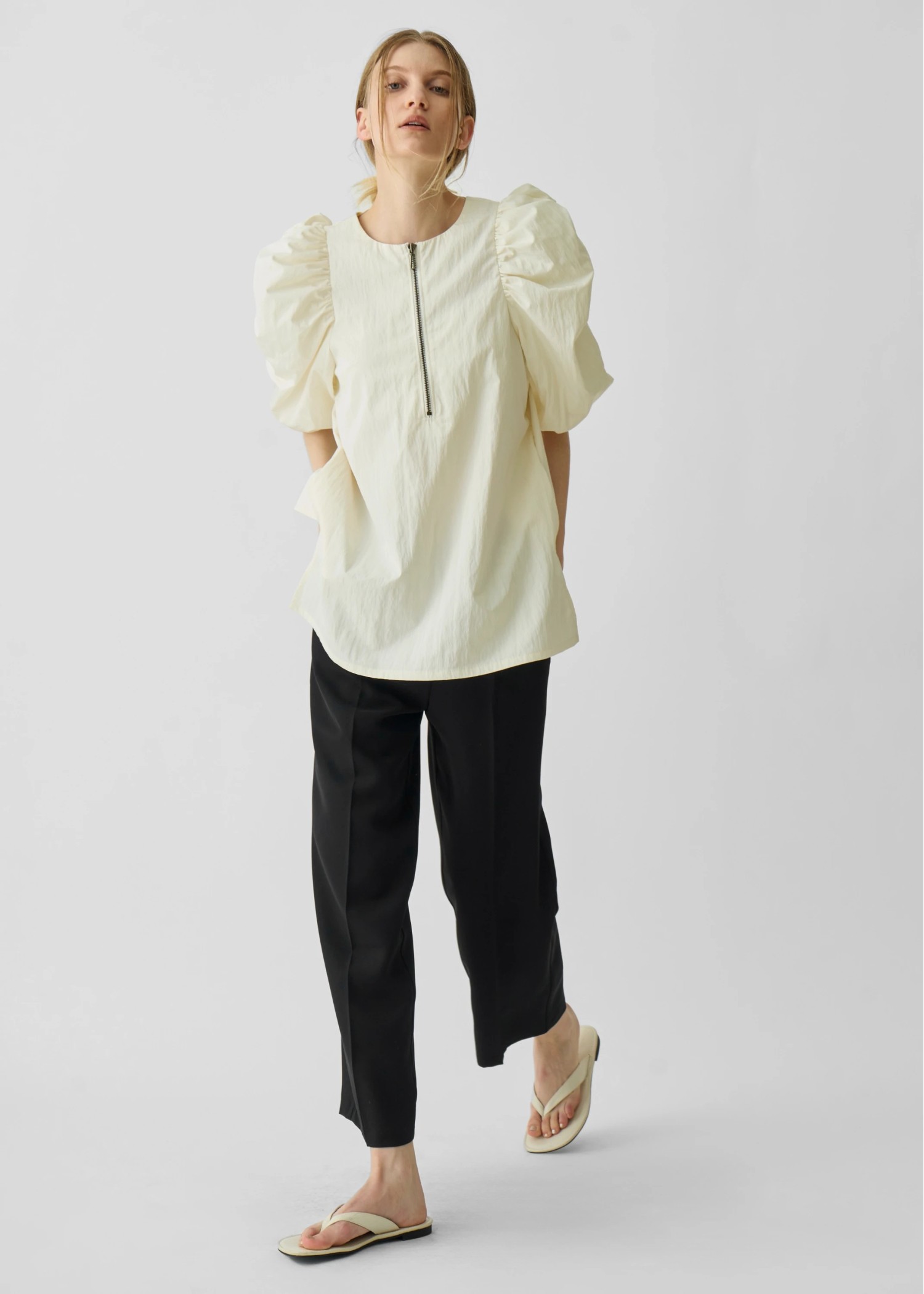 tuck center press slacks PT