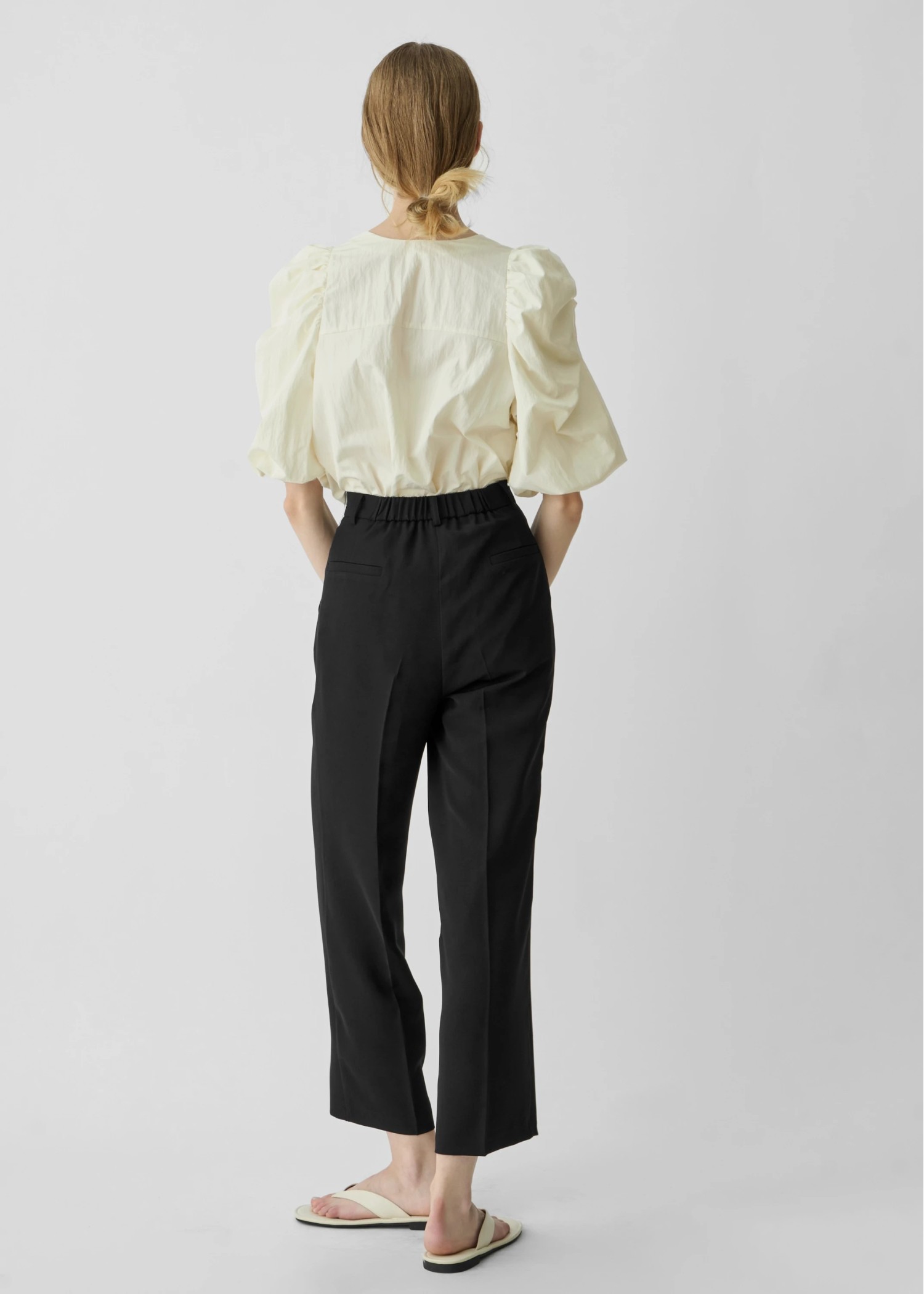 tuck center press slacks PT