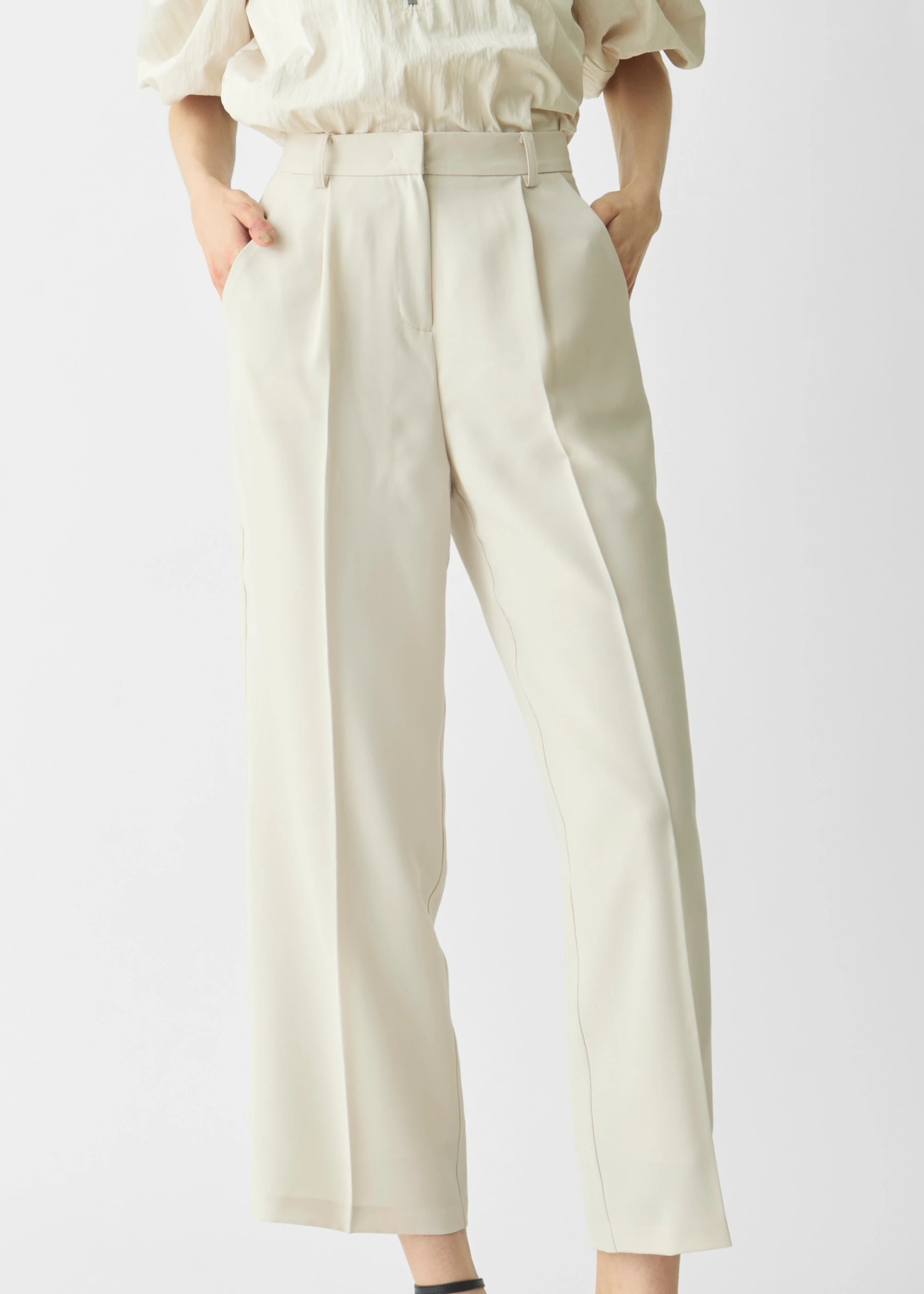 tuck center press slacks PT