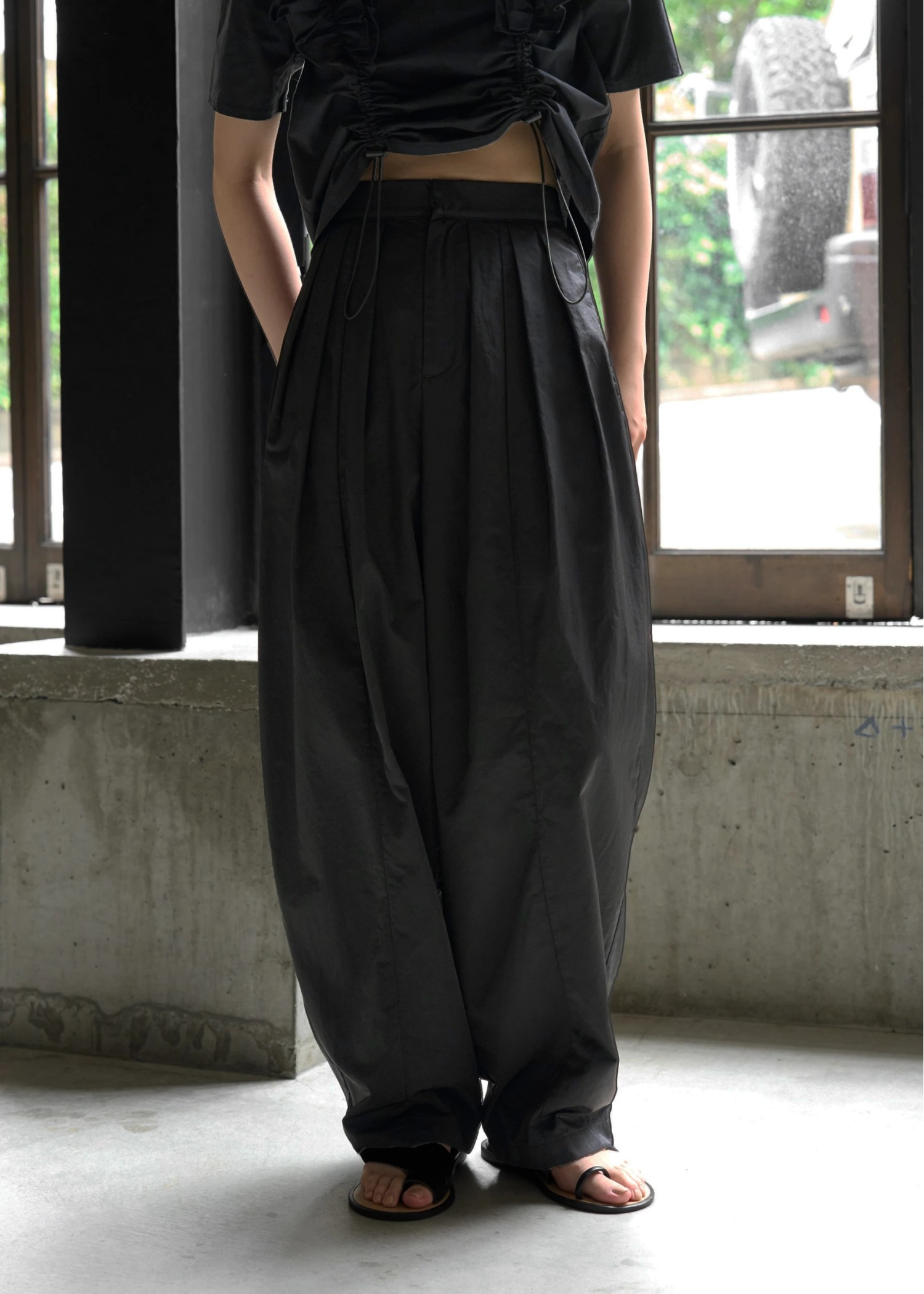 tuck wide panel nylon PT