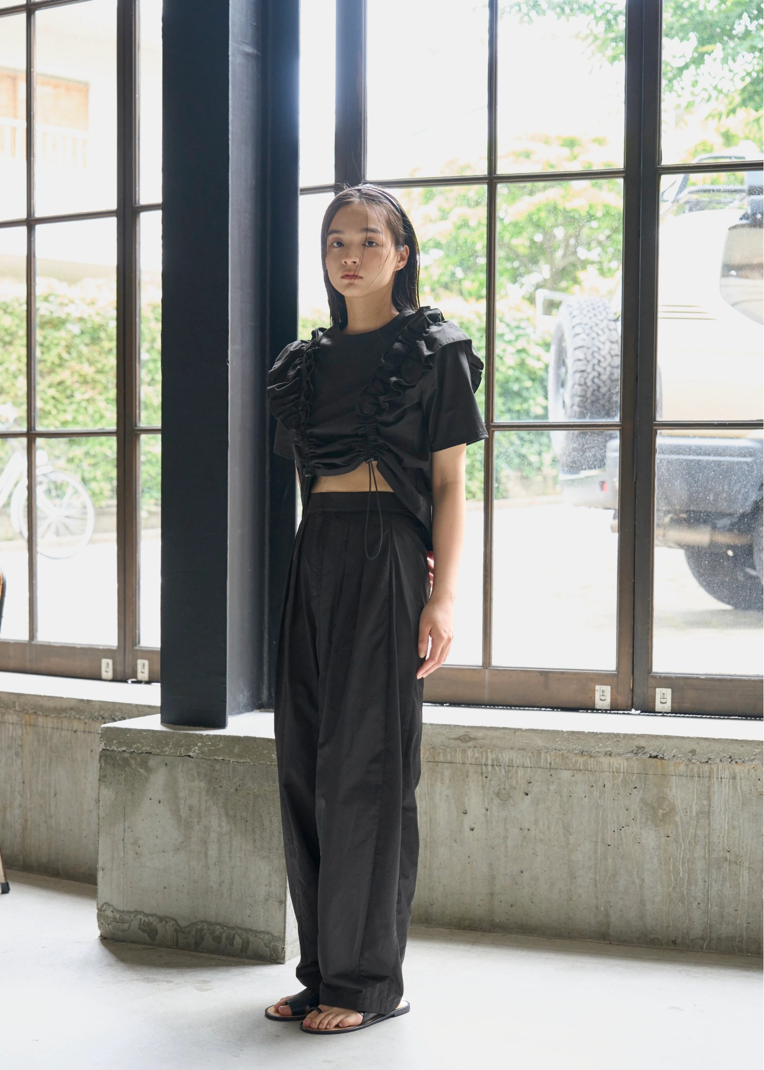 tuck wide panel nylon PT