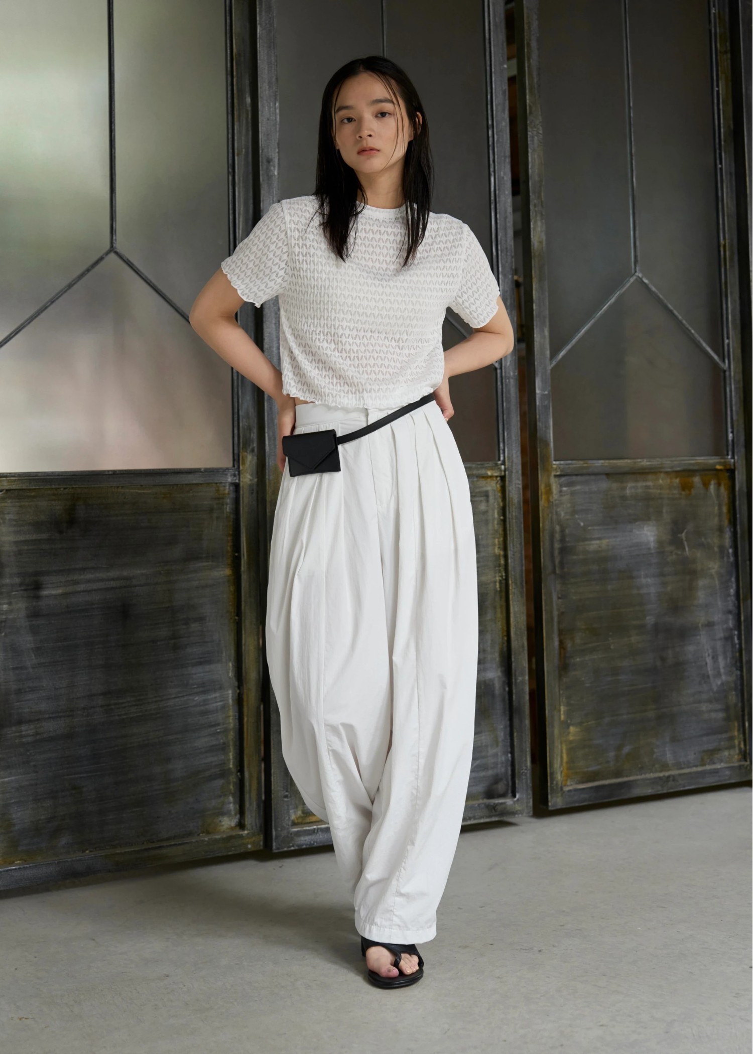 tuck wide panel nylon PT