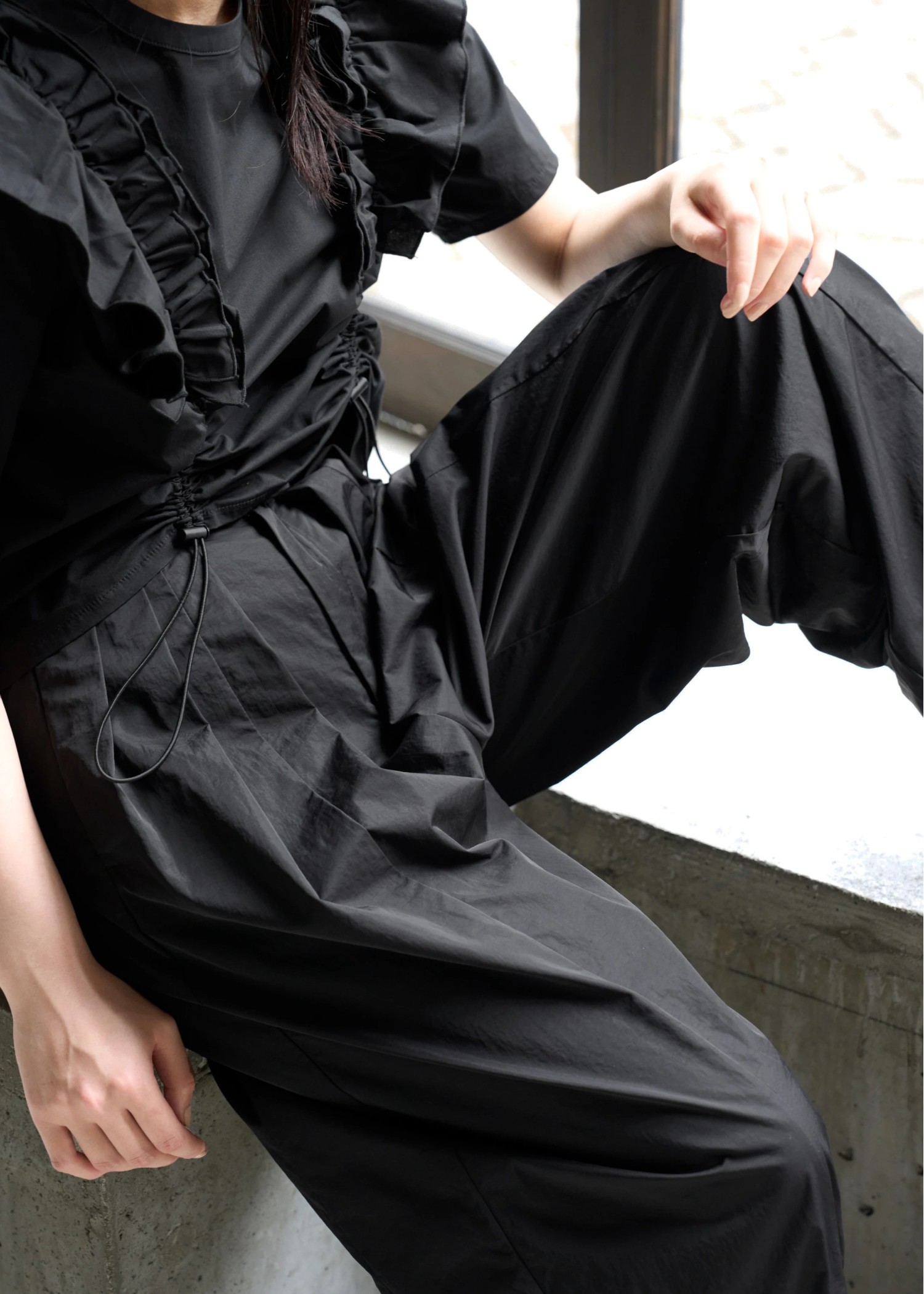 tuck wide panel nylon PT