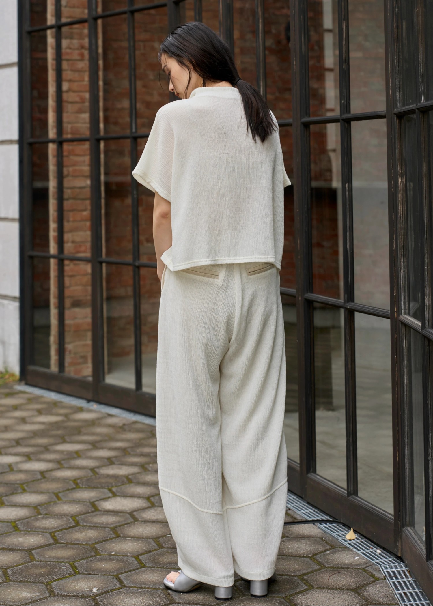 unevenness diagonal line wide cocoon PT