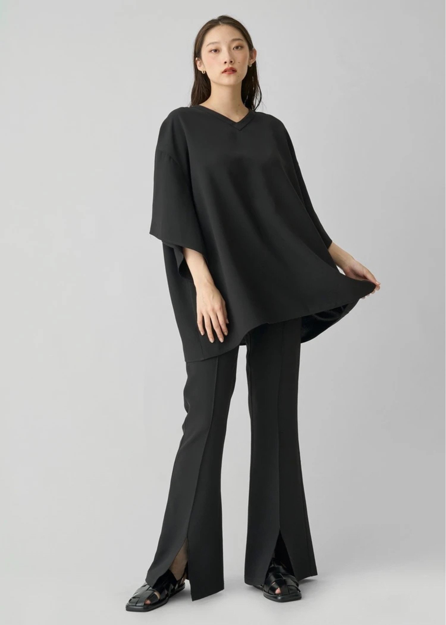 center slit relax flare PT