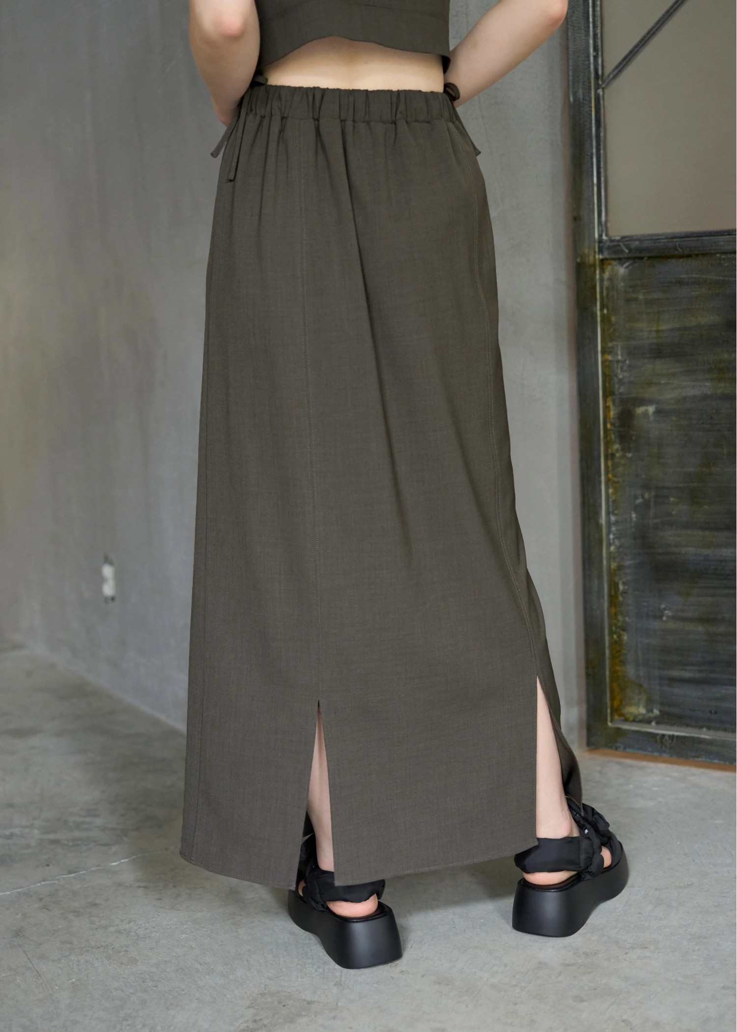 volume sole padded sandal