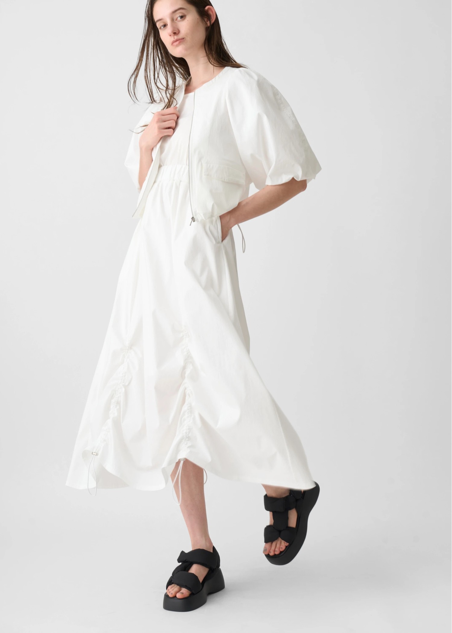 volume sole padded sandal