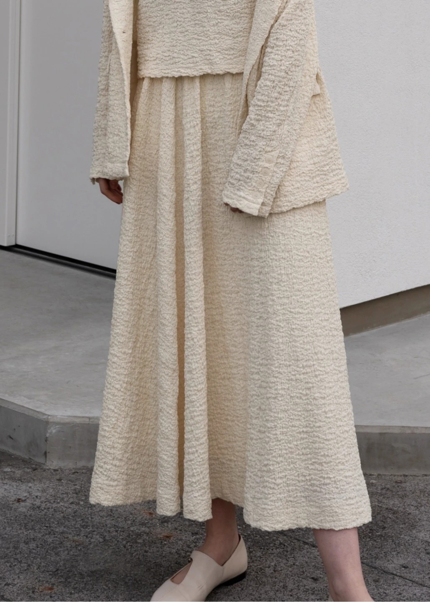 volume flare matelasse SK