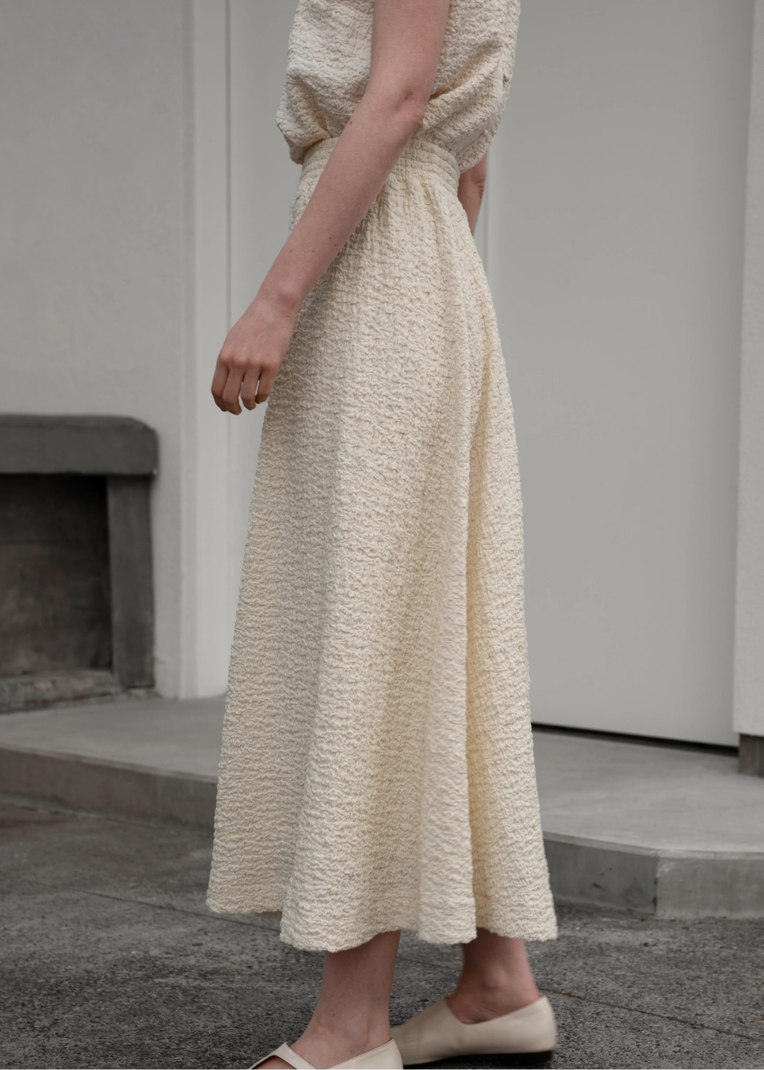 volume flare matelasse SK