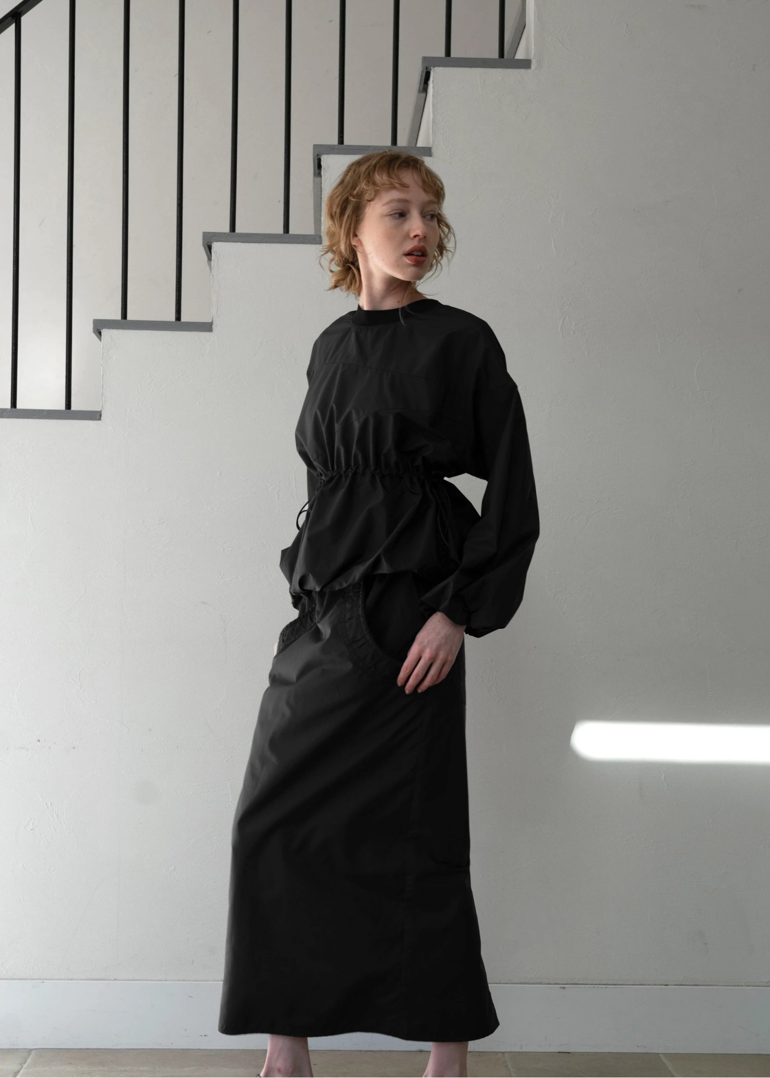 drawstring pocket pencil SK