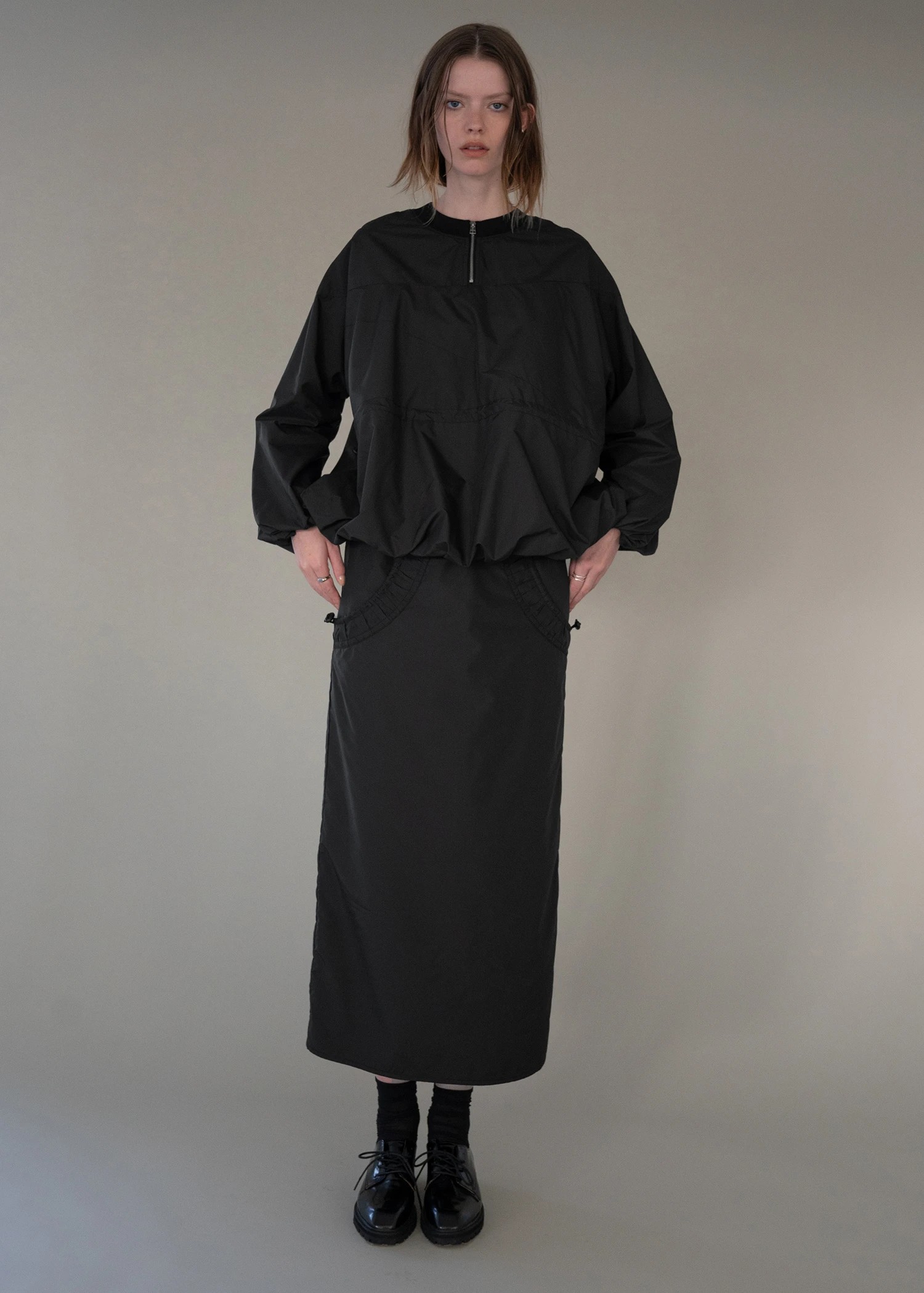 drawstring pocket pencil SK