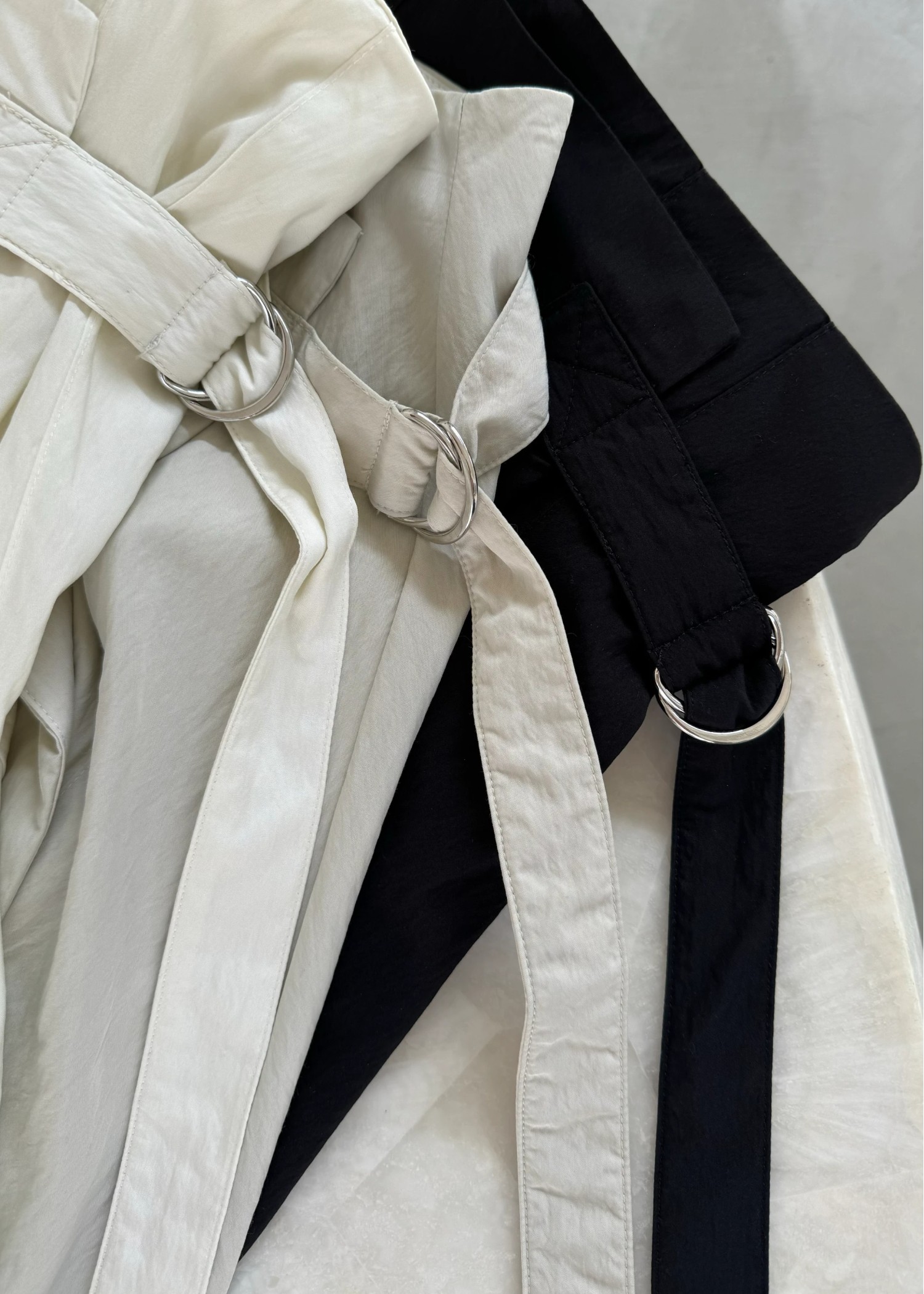 wrap pleats hem boundary SK