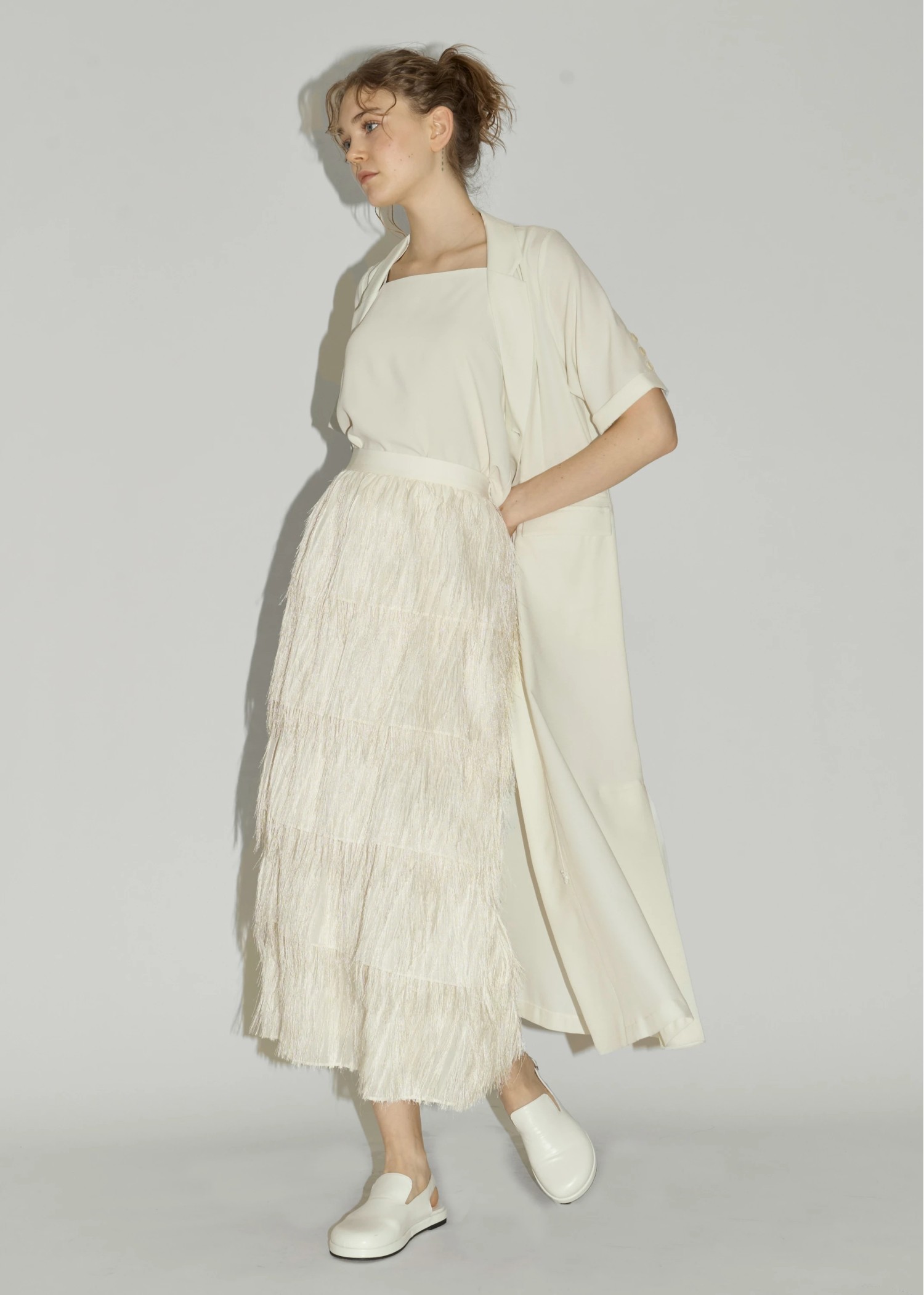 aslope fringe tiered SK