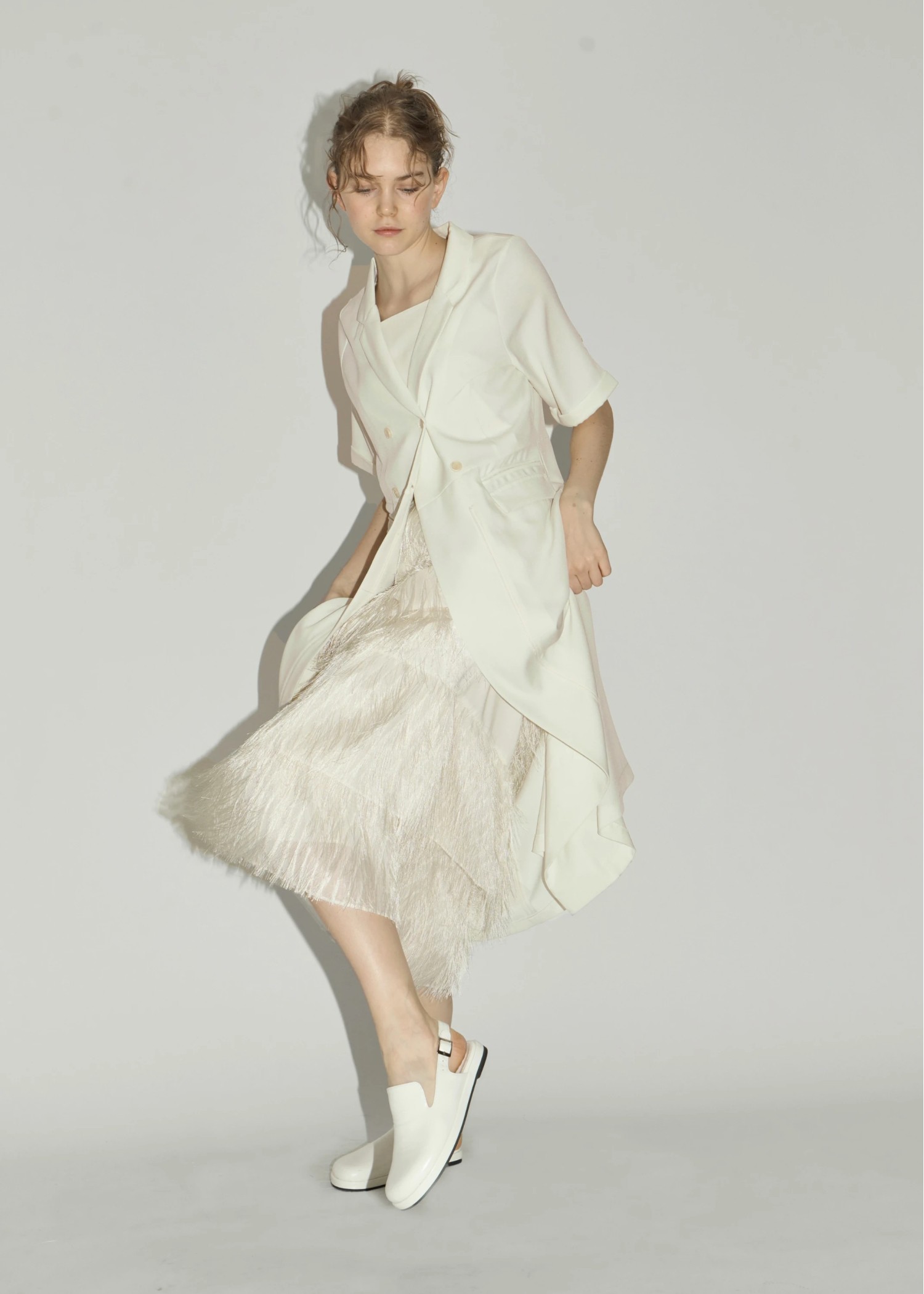 aslope fringe tiered SK