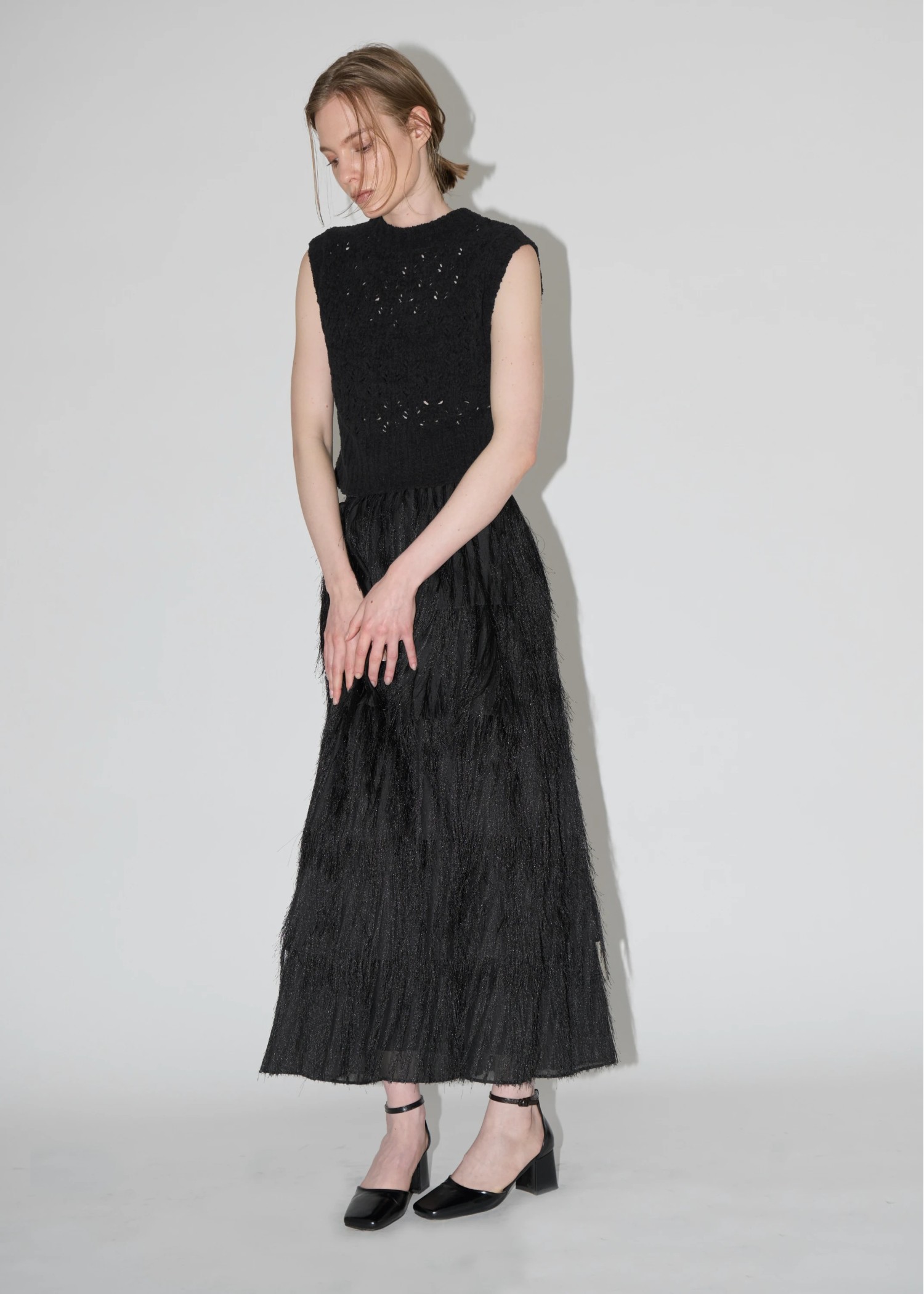 aslope fringe tiered SK