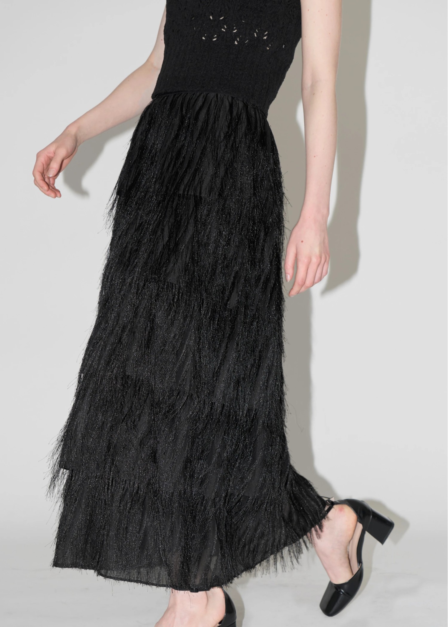 aslope fringe tiered SK