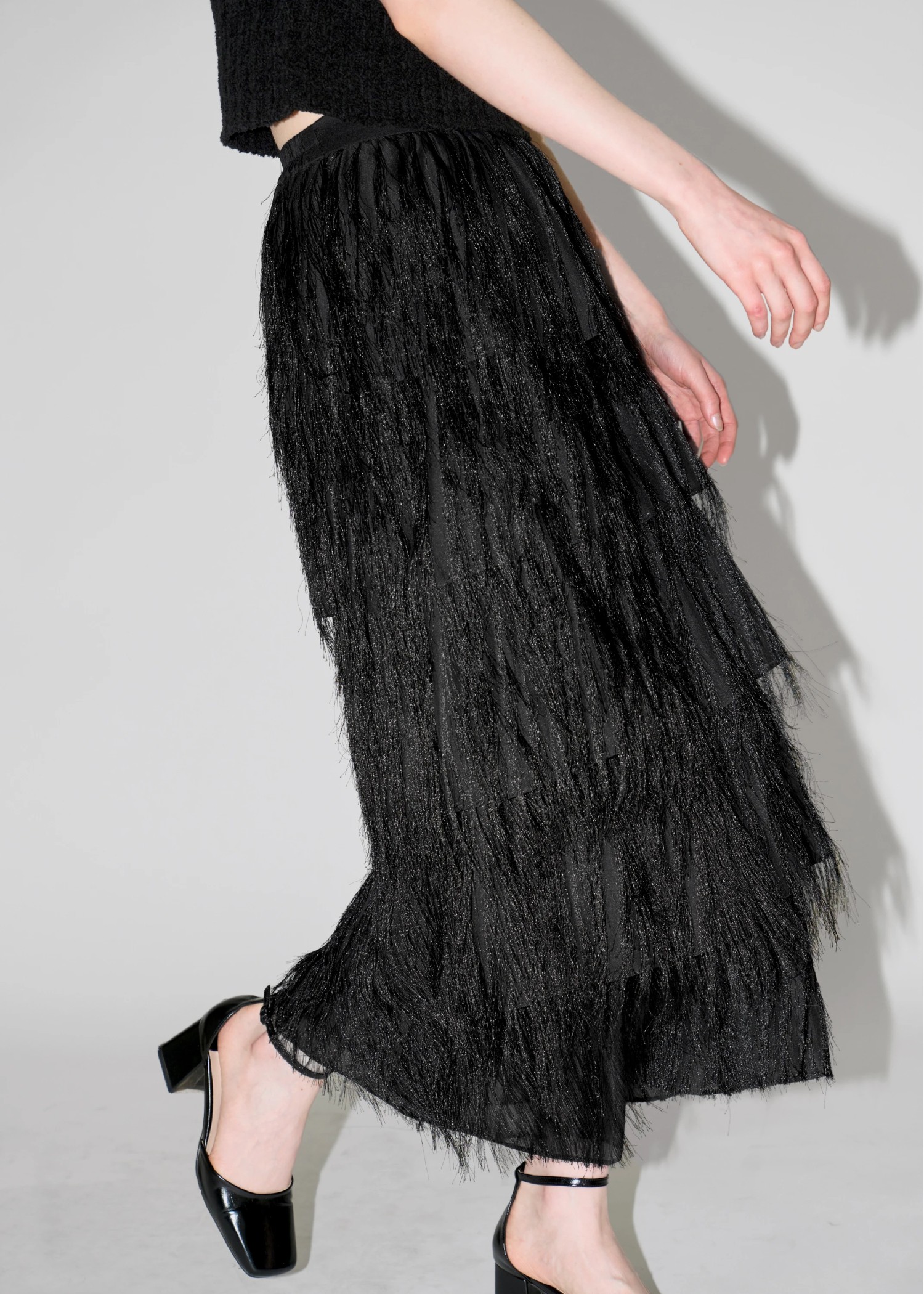 aslope fringe tiered SK