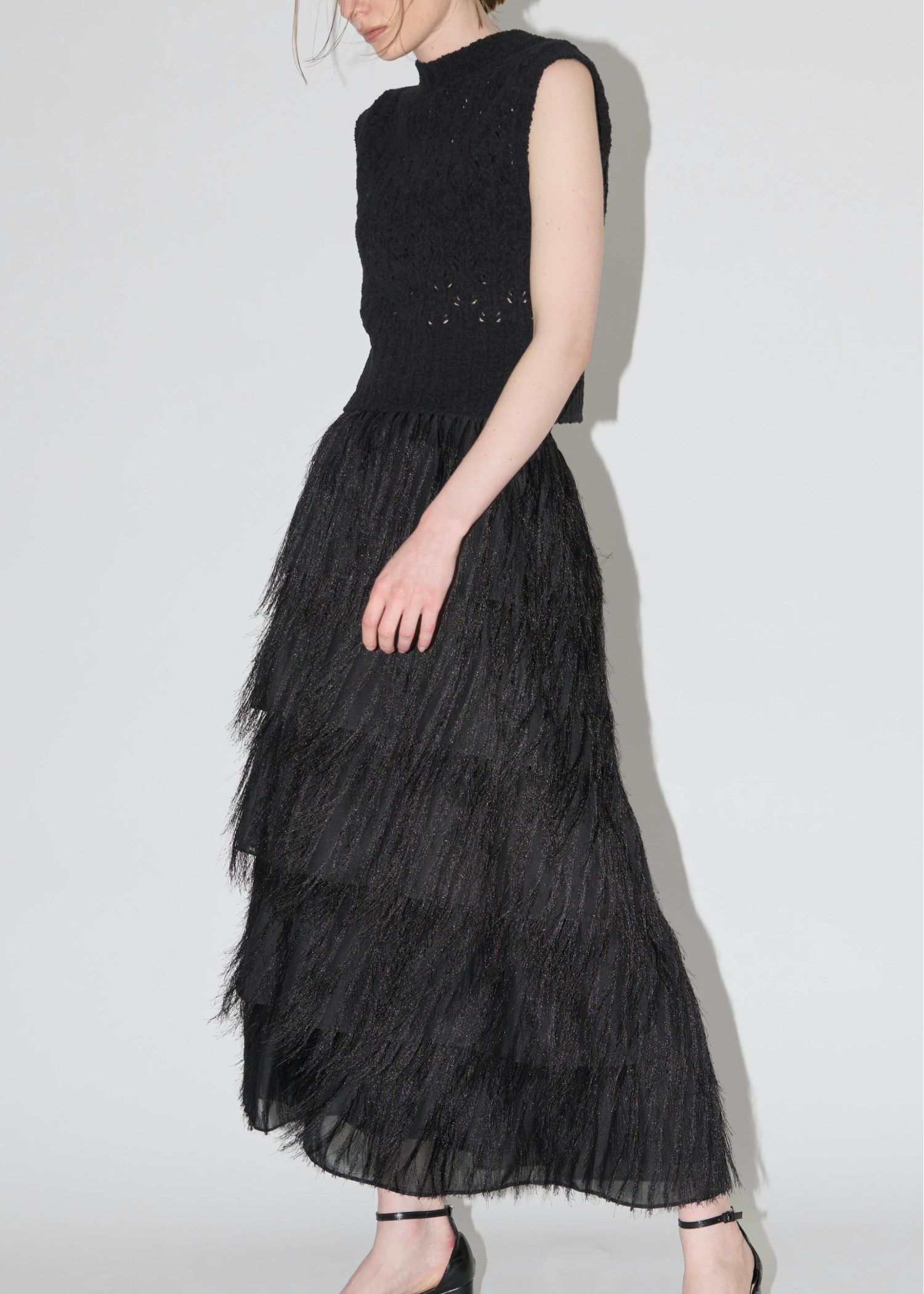 aslope fringe tiered SK