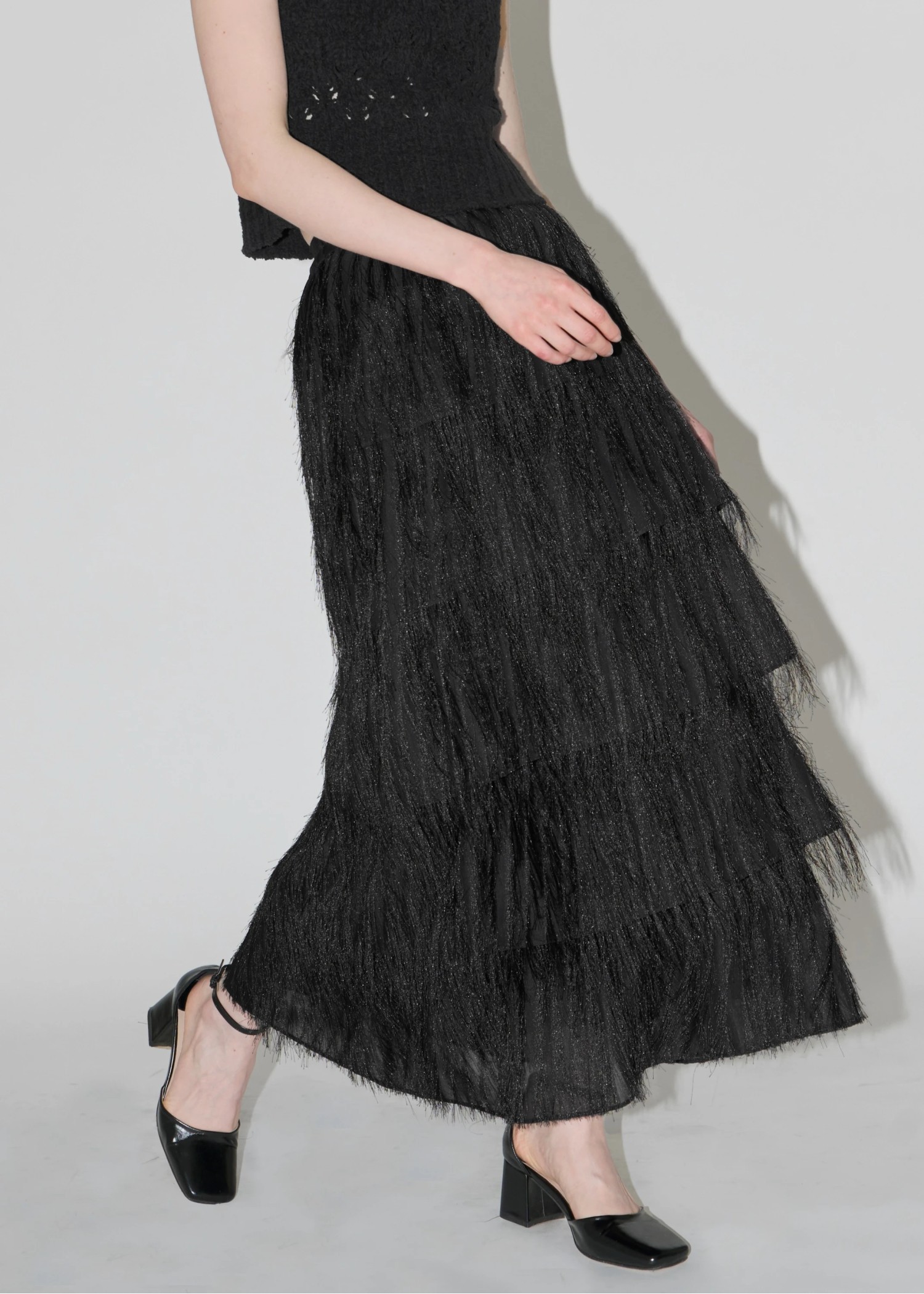 aslope fringe tiered SK