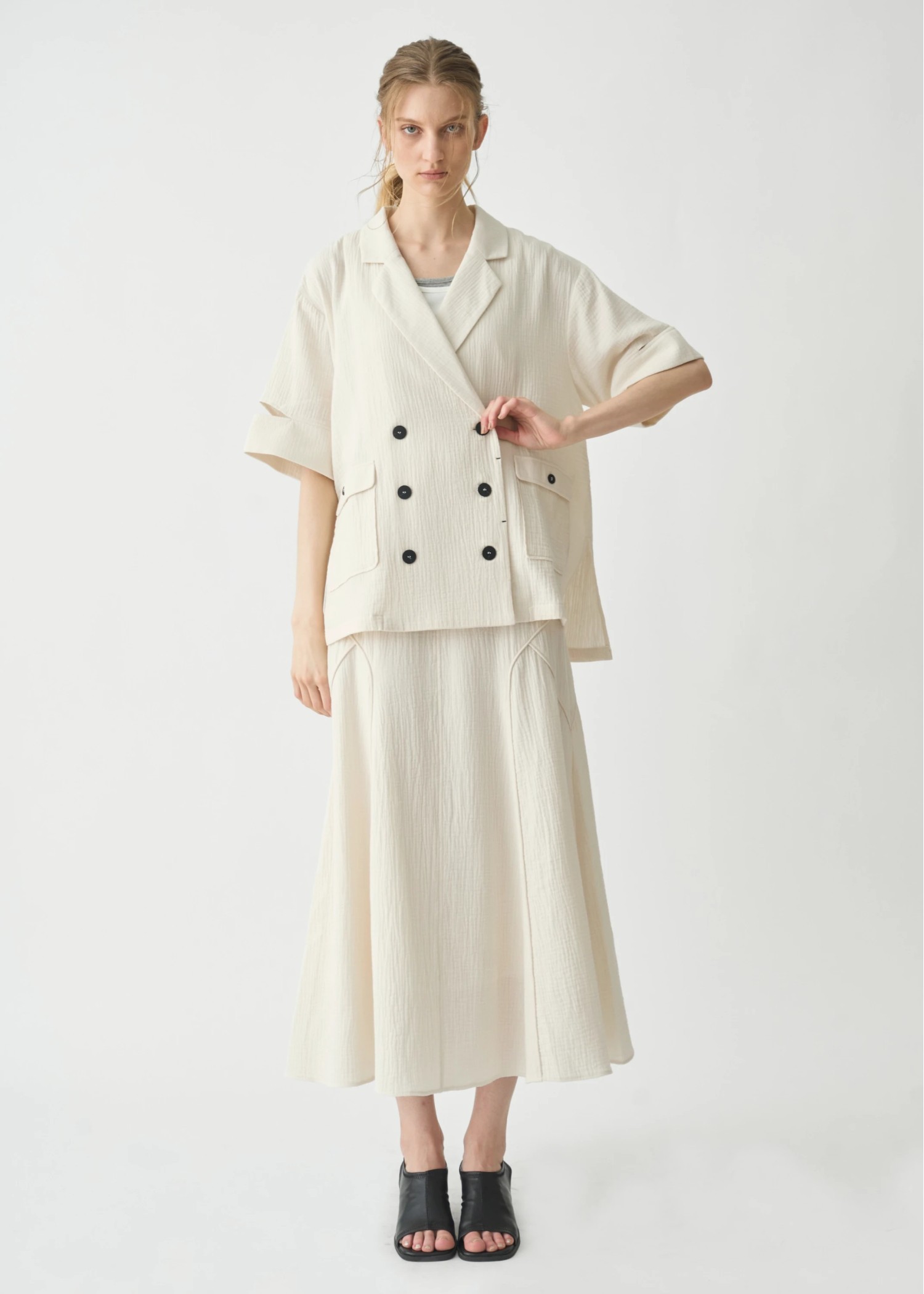 piping switching double gauze SK