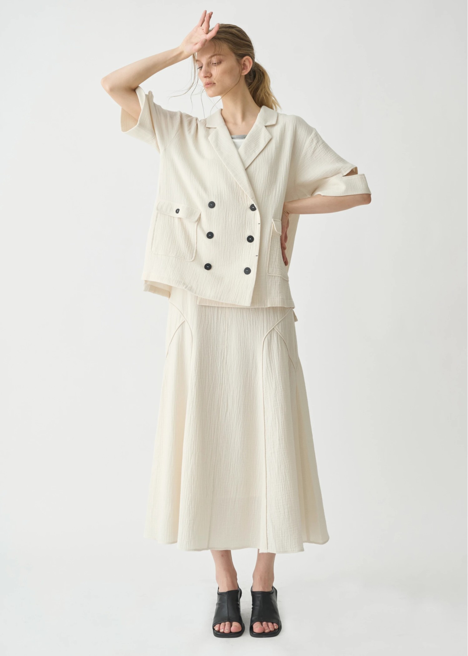 piping switching double gauze SK