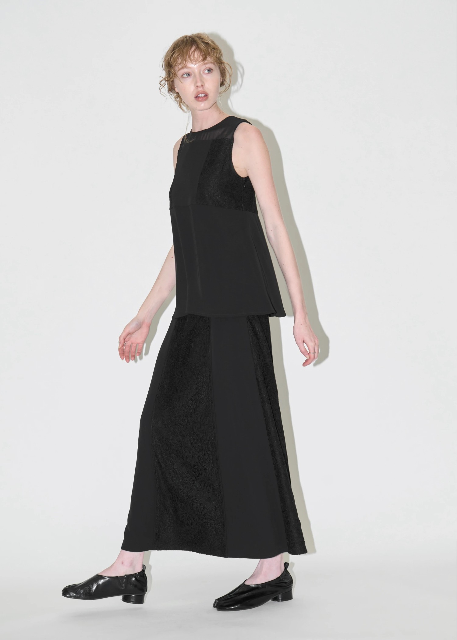 organdy bolero lace patchwork 3 piece SET UP