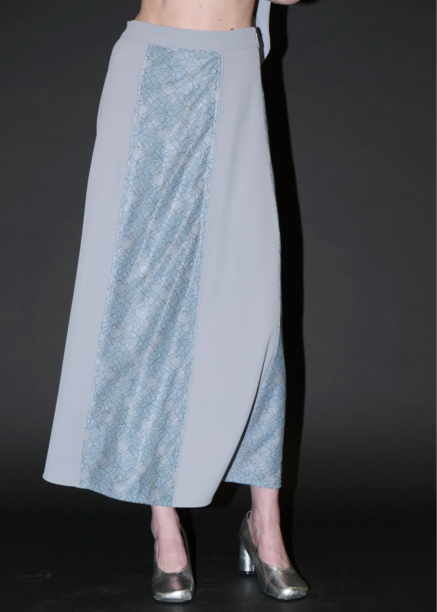 organdy bolero lace patchwork 3 piece SET UP