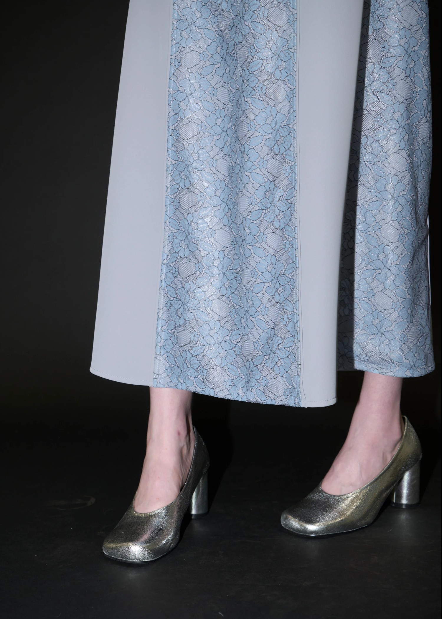 organdy bolero lace patchwork 3 piece SET UP