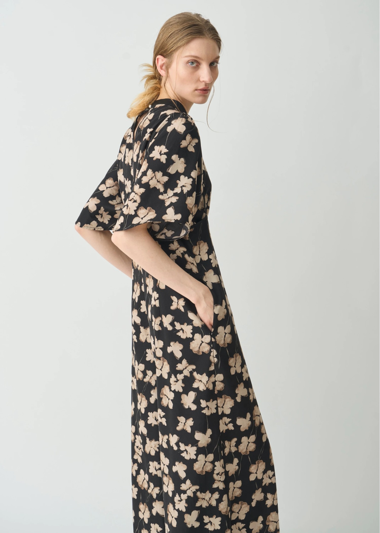 thin string flower overalls SET UP