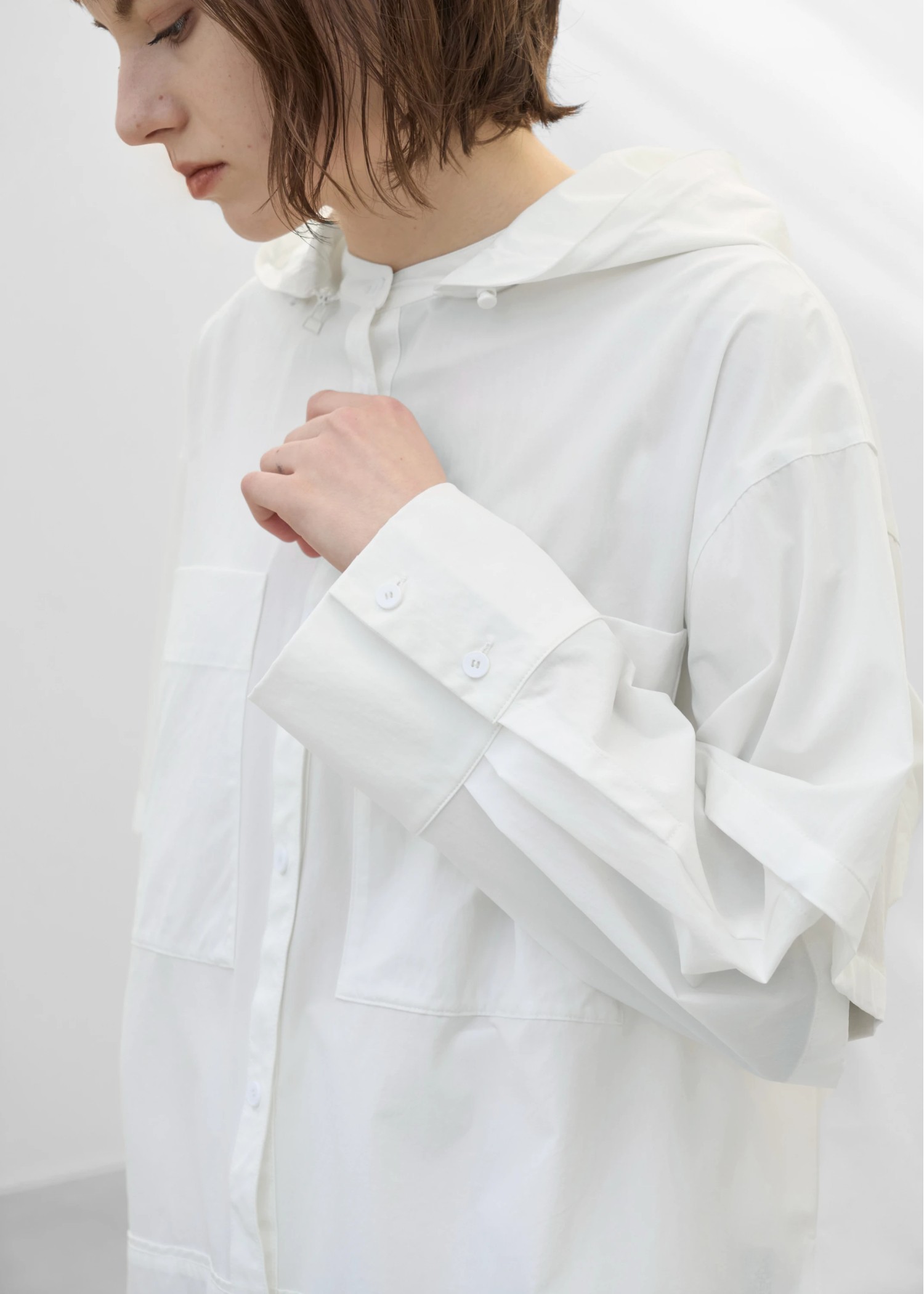 removable sleeve hoody drawstring SH