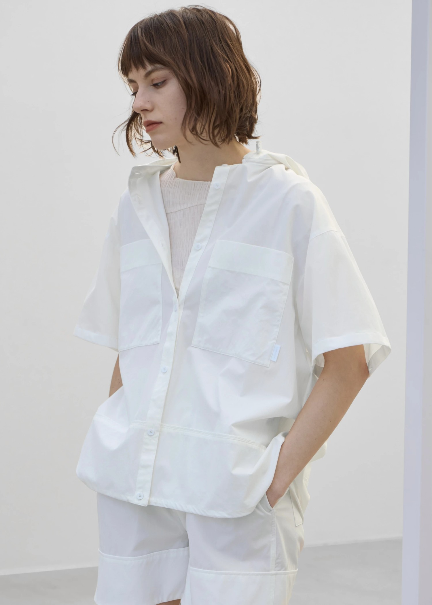 removable sleeve hoody drawstring SH