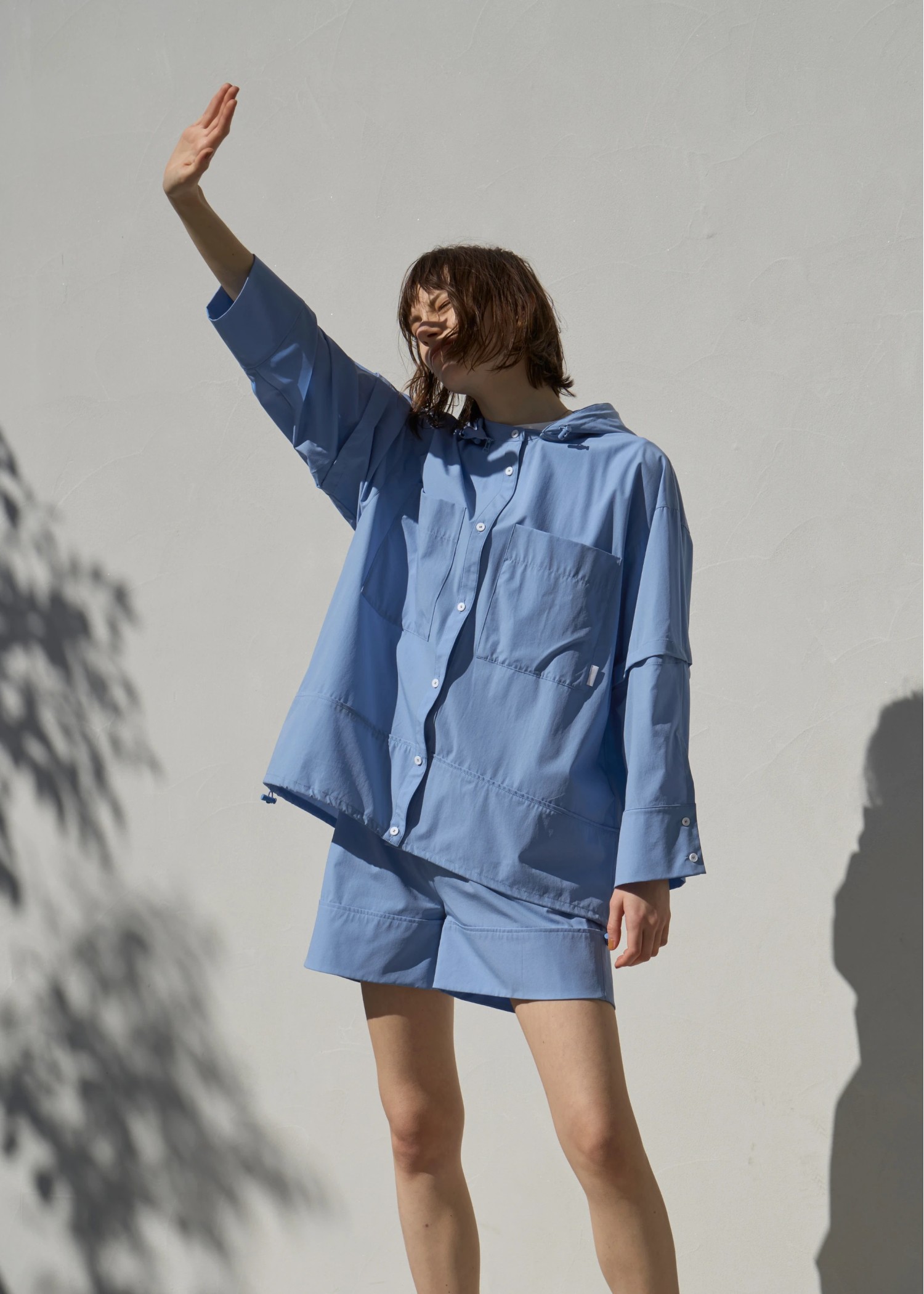 removable sleeve hoody drawstring SH