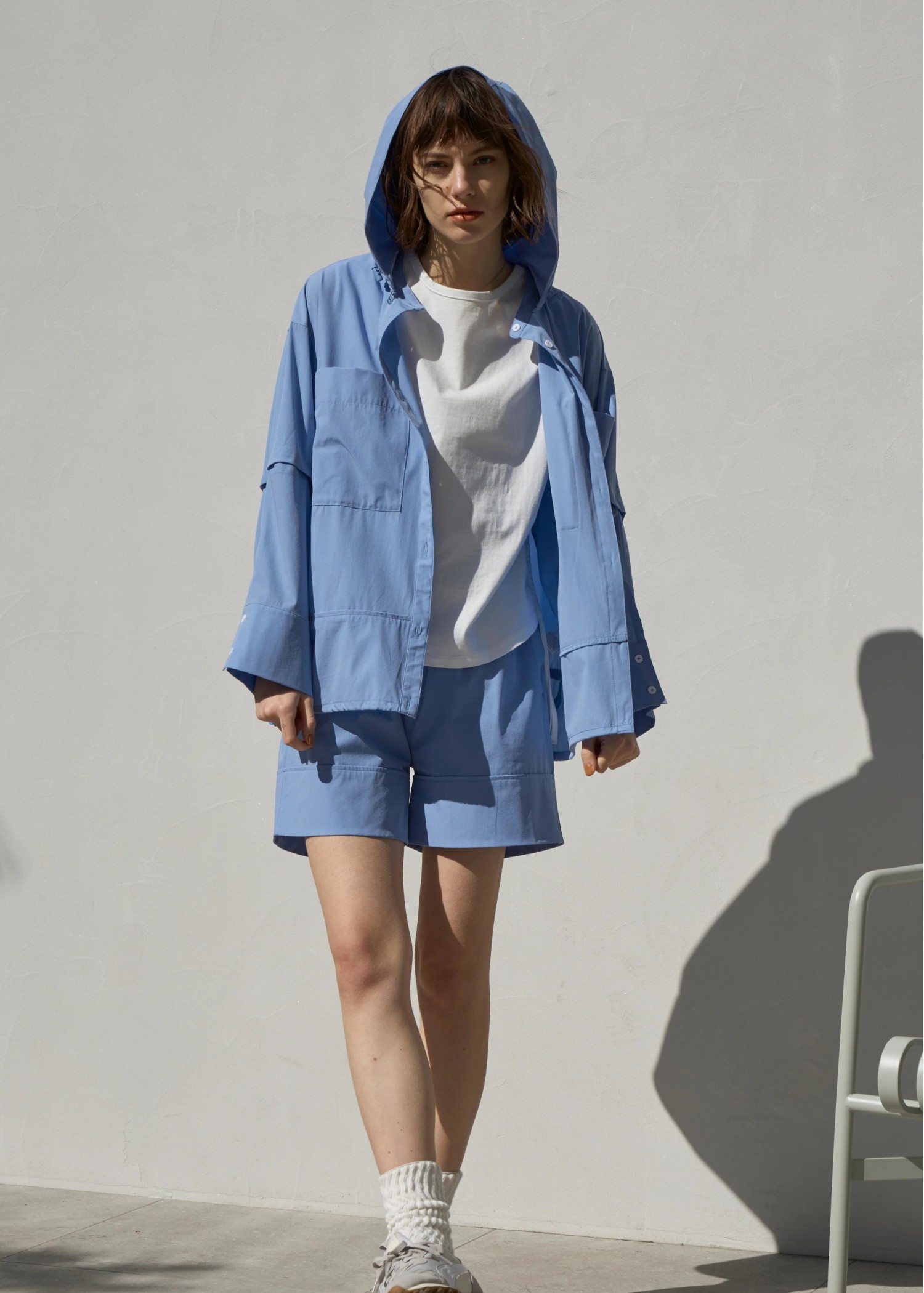 removable sleeve hoody drawstring SH