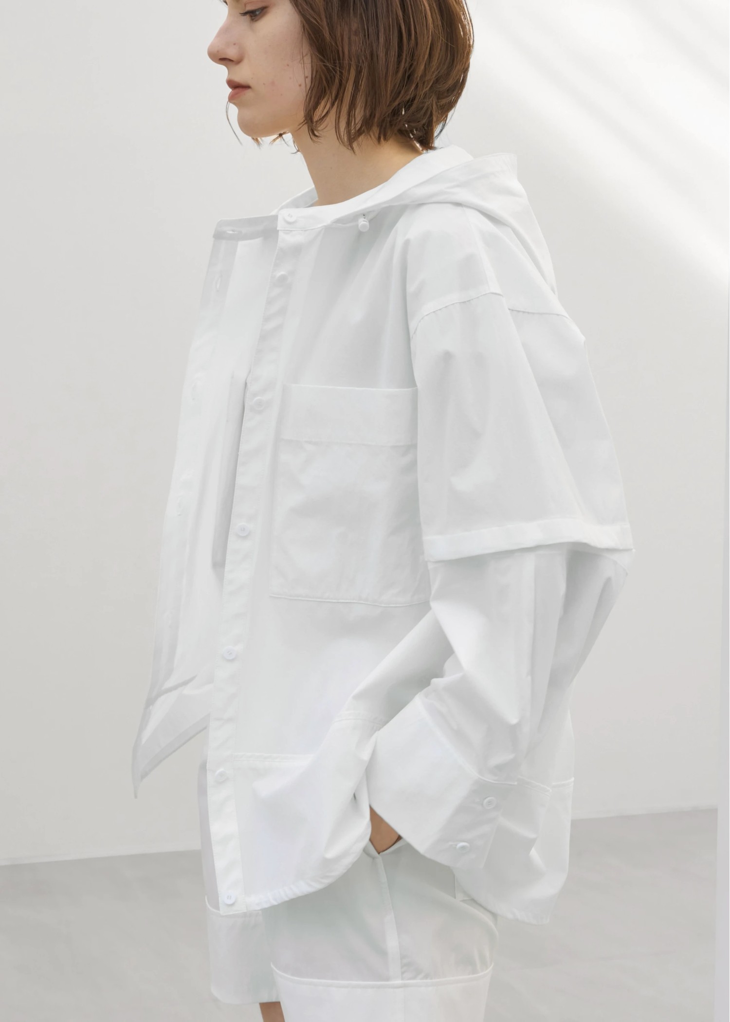 removable sleeve hoody drawstring SH