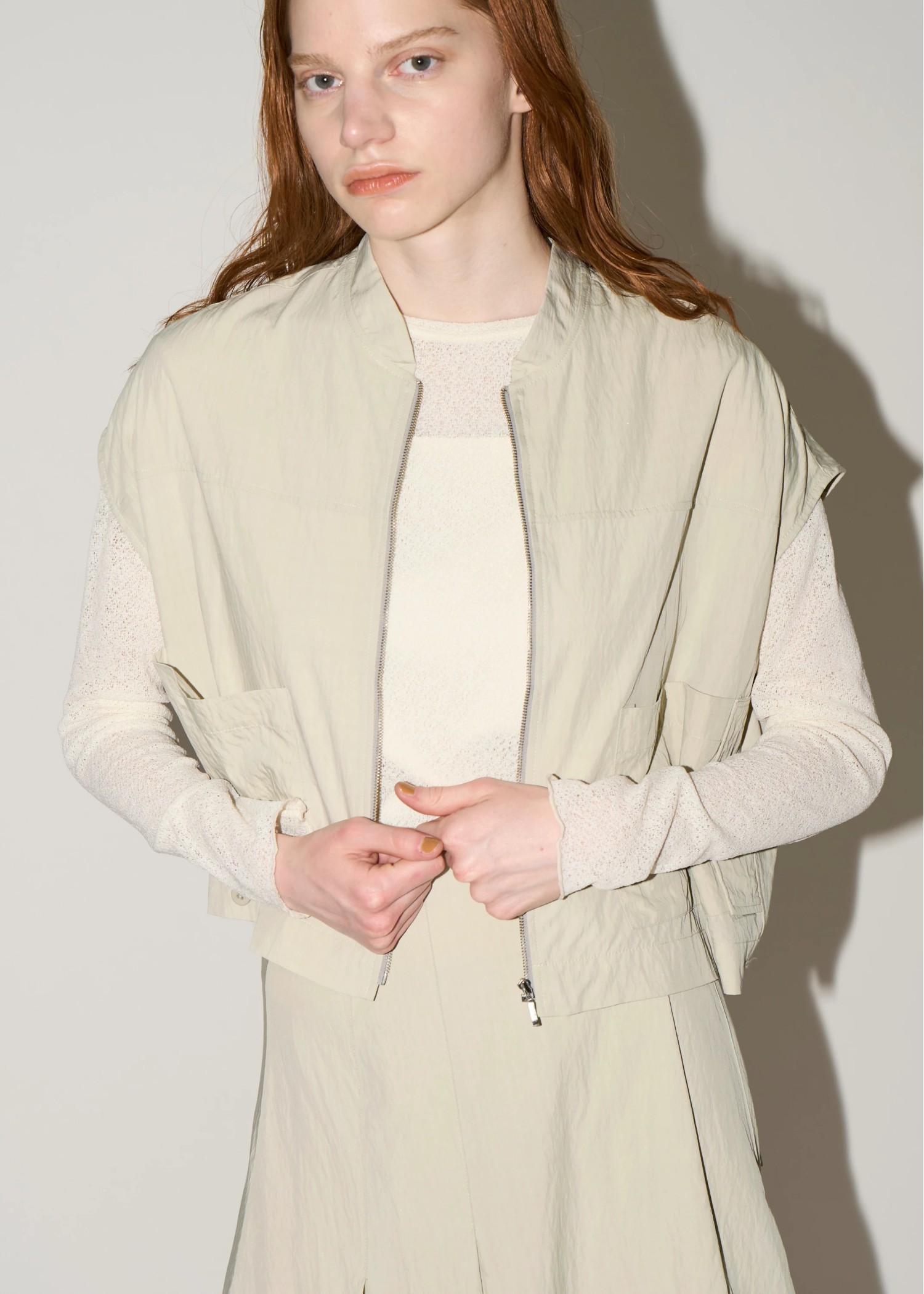 upend 2way french sleeve tops