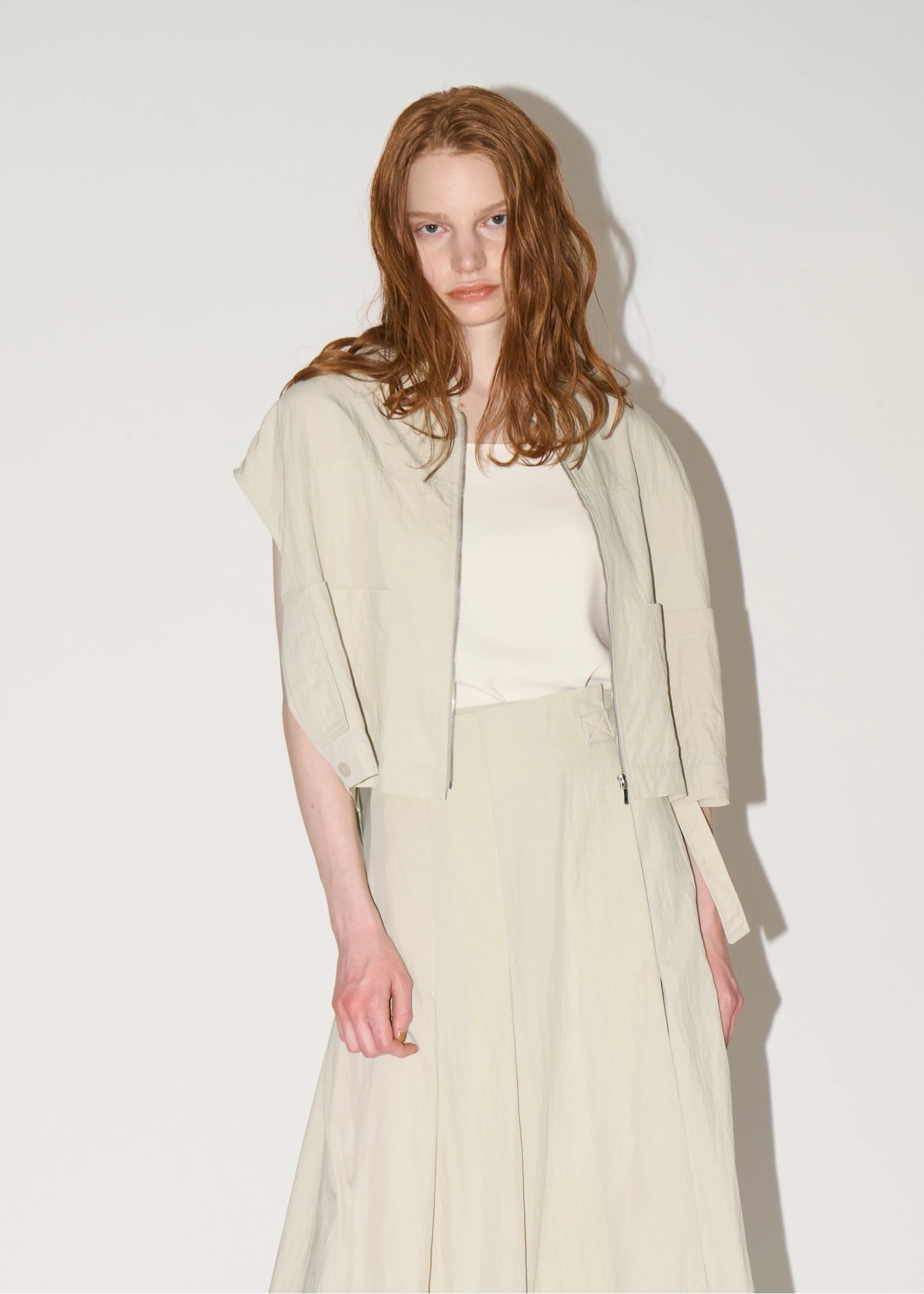 upend 2way french sleeve tops