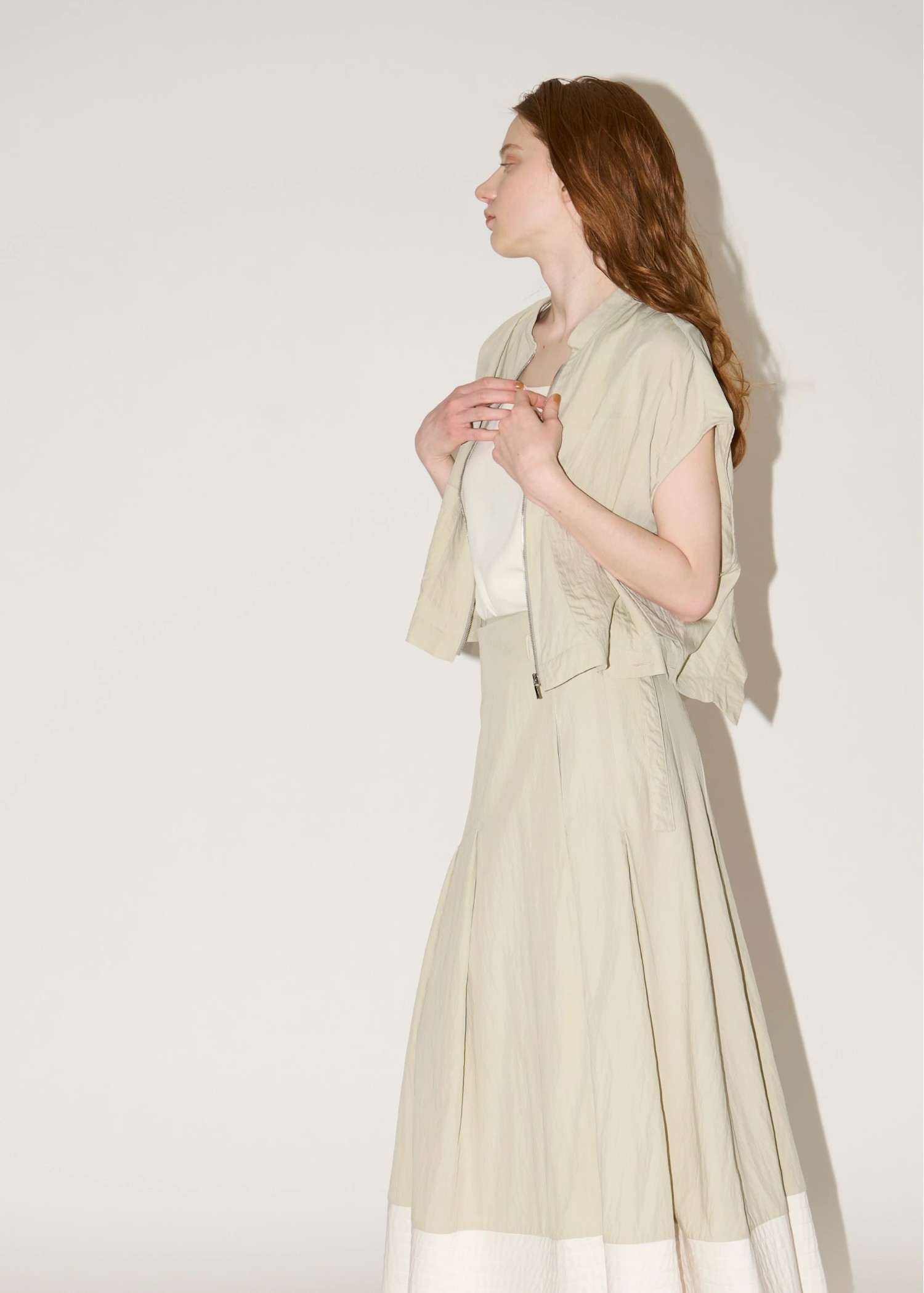 upend 2way french sleeve tops