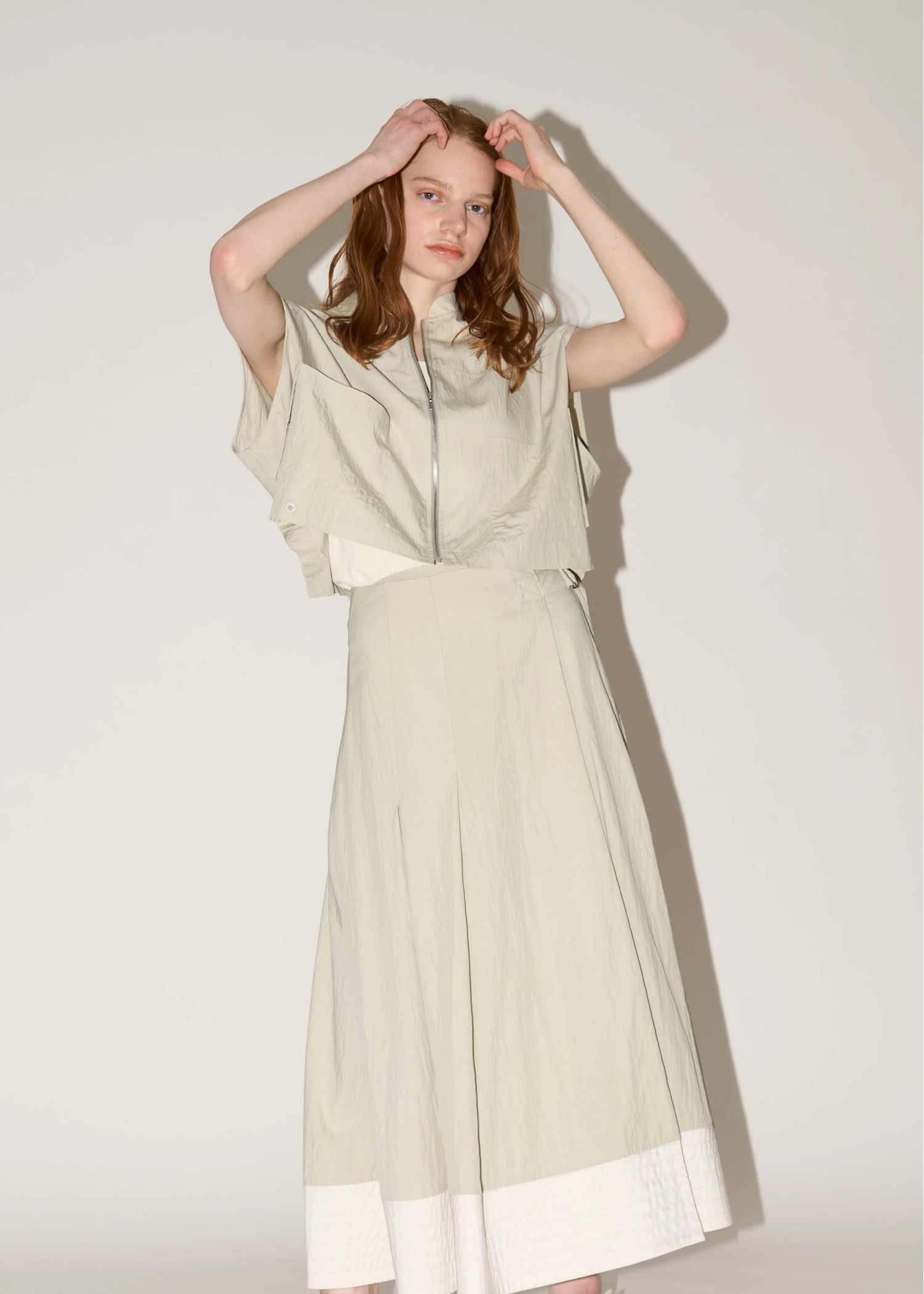 upend 2way french sleeve tops