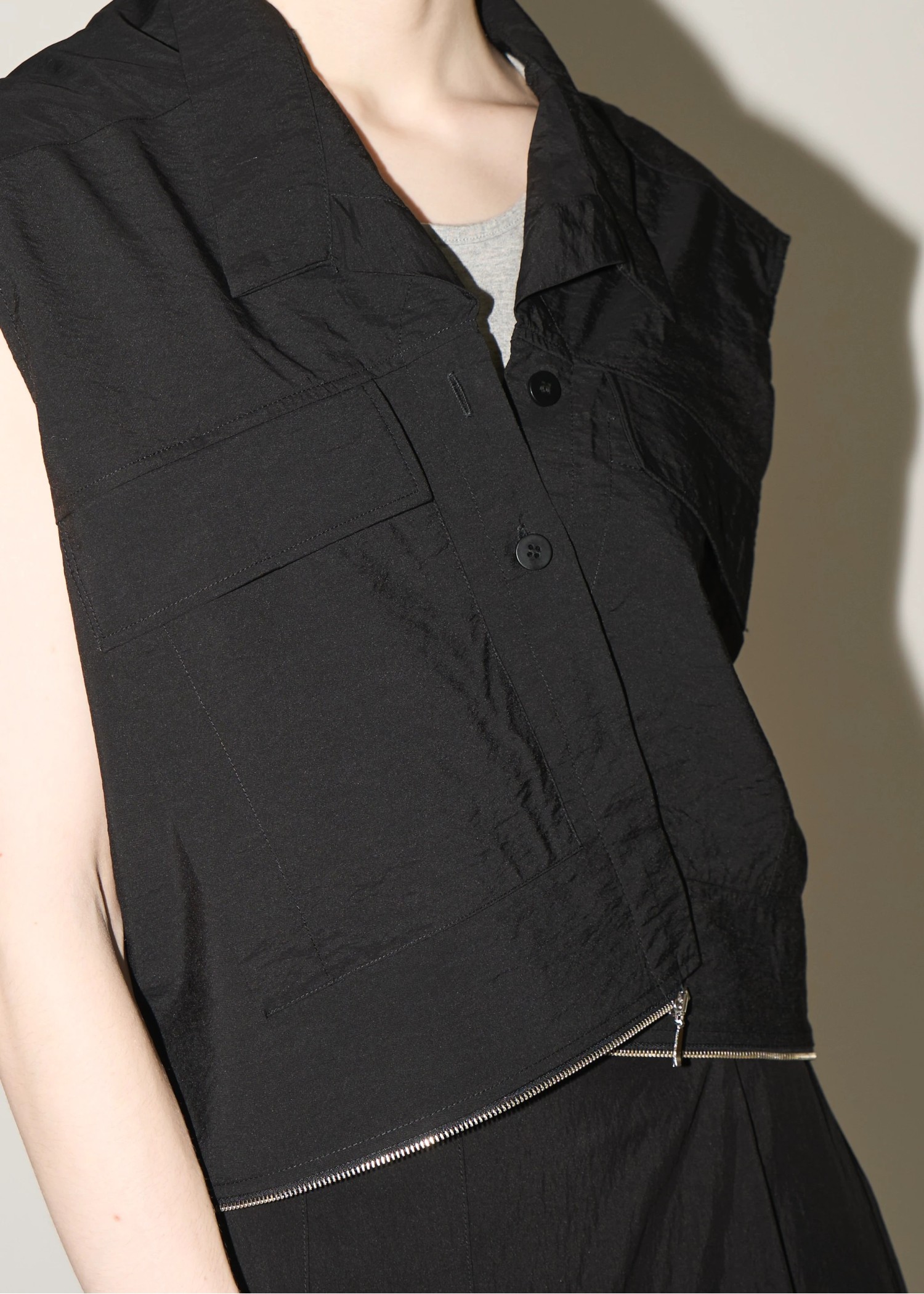 upend 2way french sleeve tops